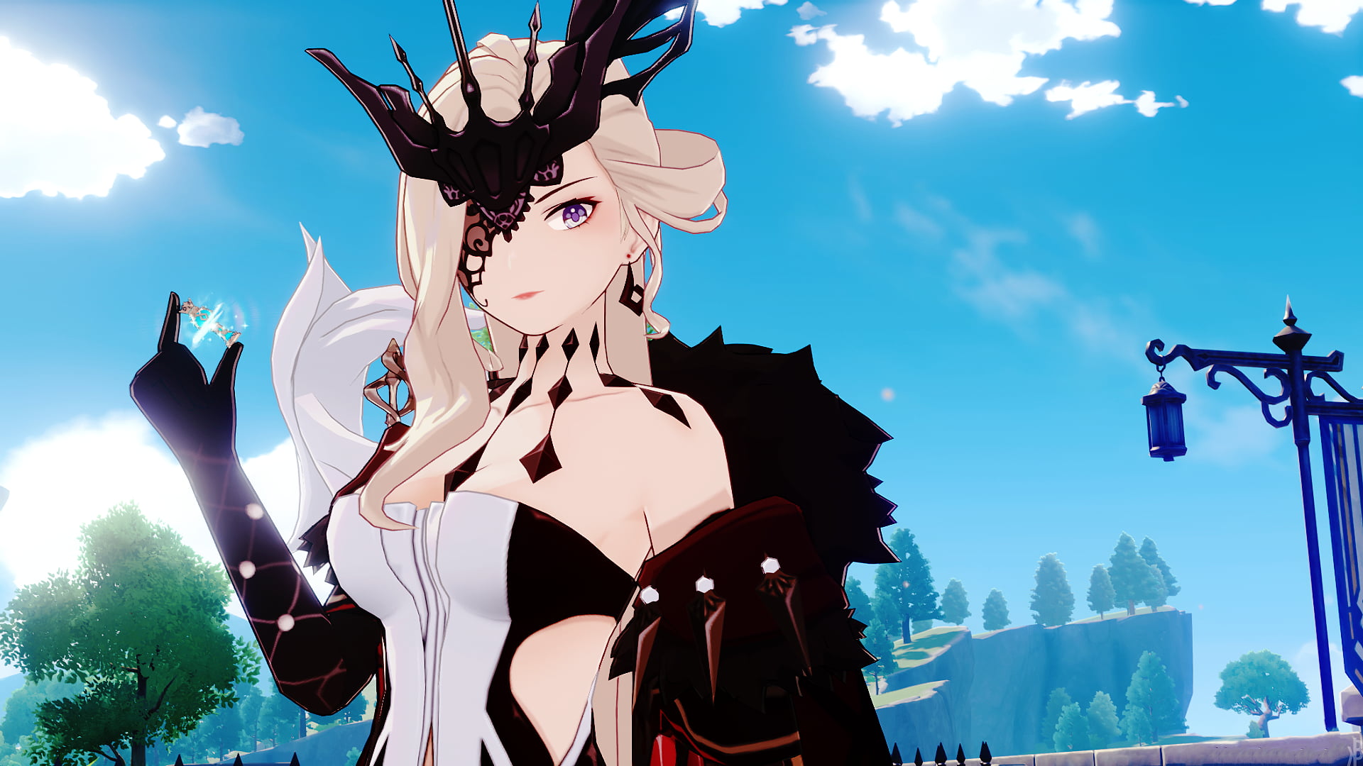 Genshin, 1080P, Signora (Genshin Impact), La Signora(Genshin Impact), Genshin Impact, video games, HD Wallpaper