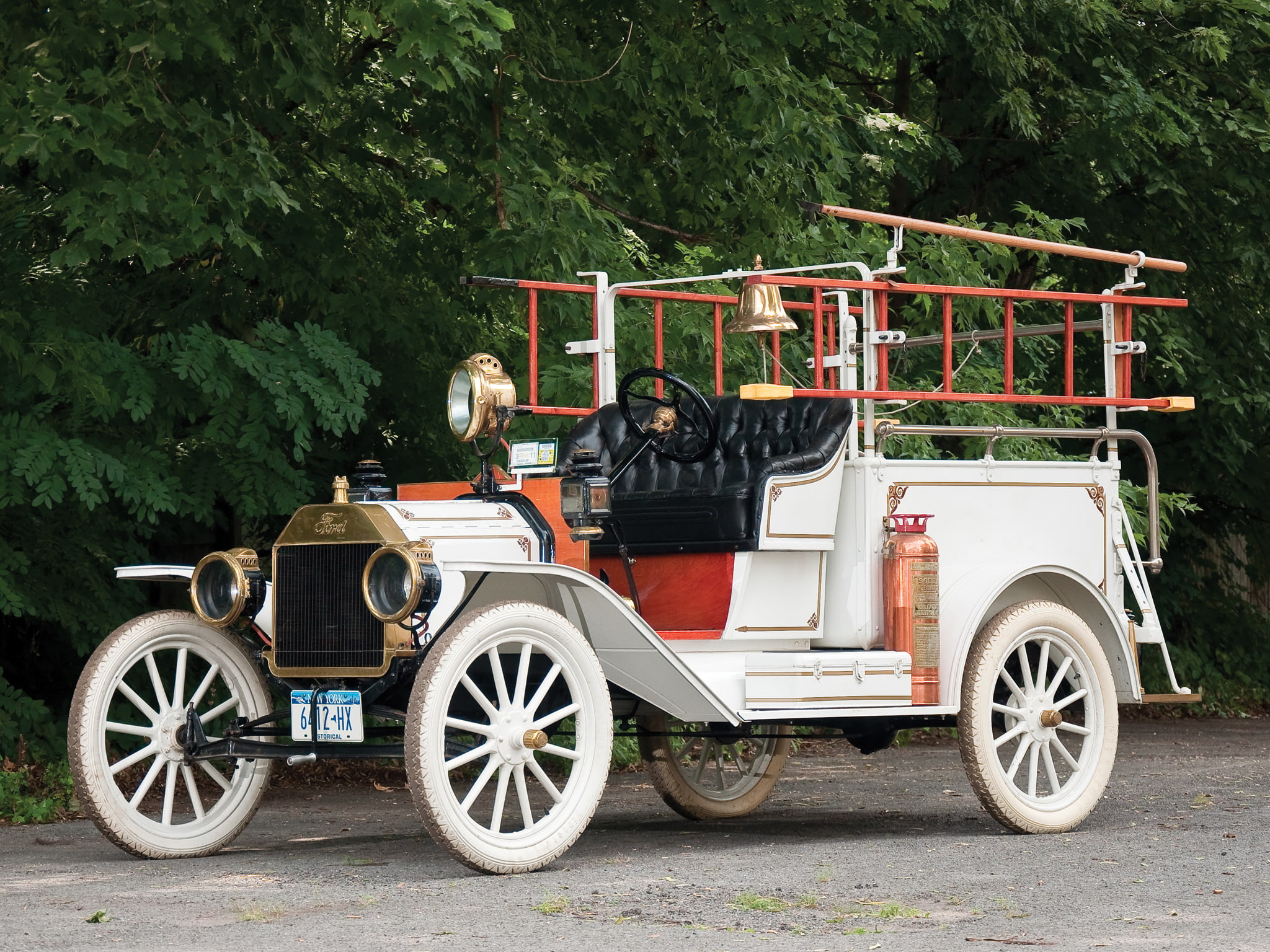 1080P, firetruck, retro, model t, ford, 1913, HD Wallpaper