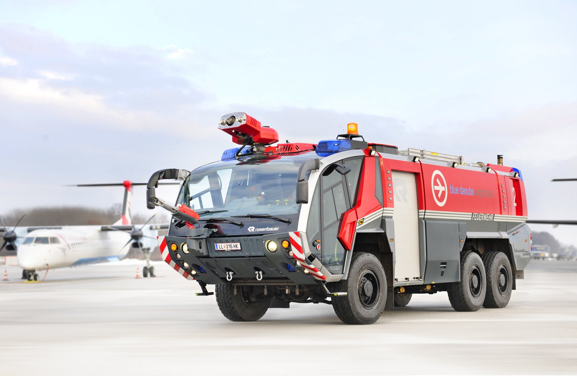 Rosenbauer Fire Truck, Vehicles, Truck, Fire Engine, Fire Truck, Vehicle, 1080P, HD Wallpaper