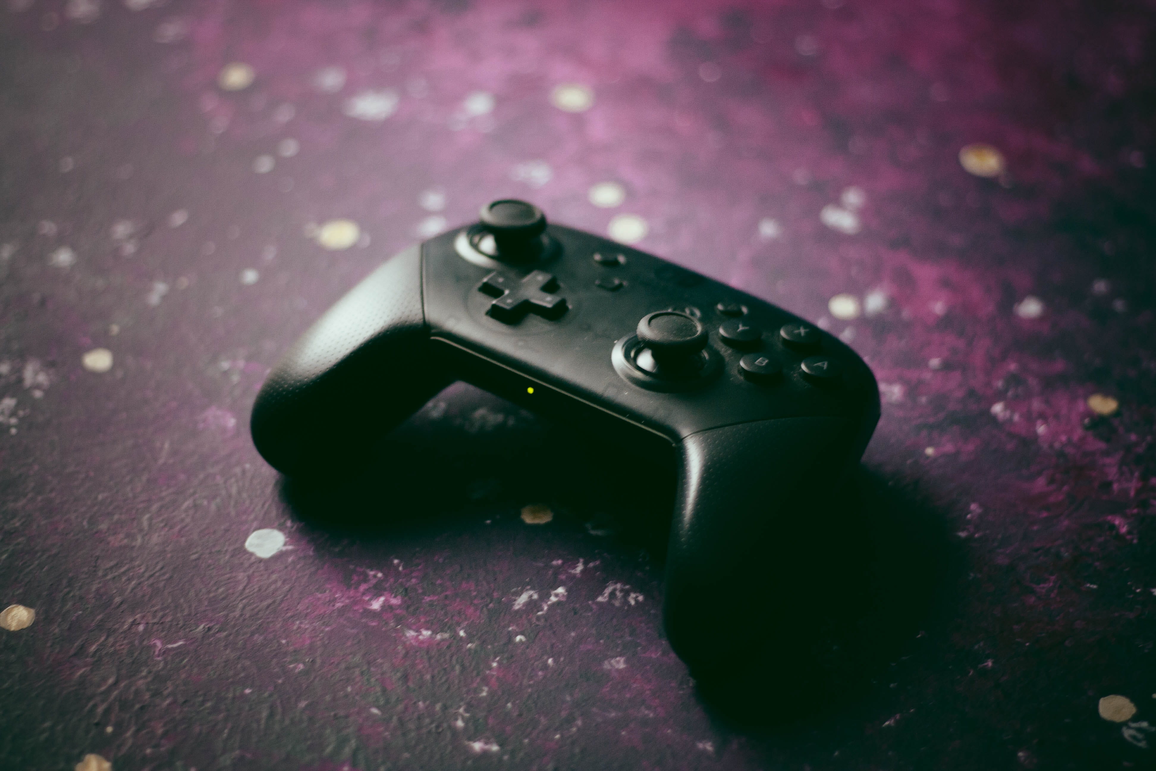 galaxy, man made, equipment, metal, single object, 4K, controller, games, video games console controller, video games, day, pink color, no people, control, HD Wallpaper