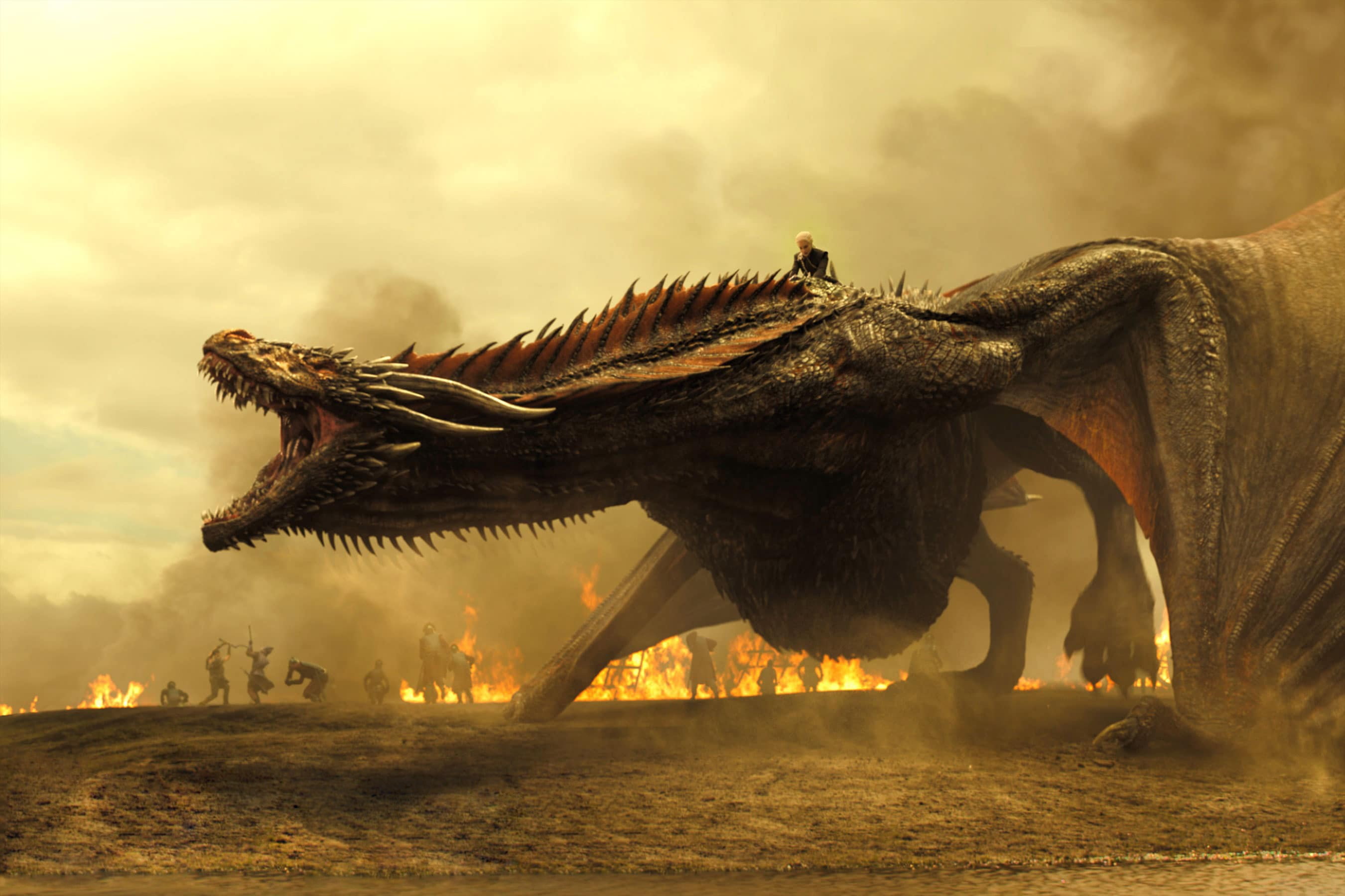 Daenerys Targaryen, A Song Of Ice And Fire, TV, dragon, Game Of Thrones, House Targaryen, 2K, HD Wallpaper