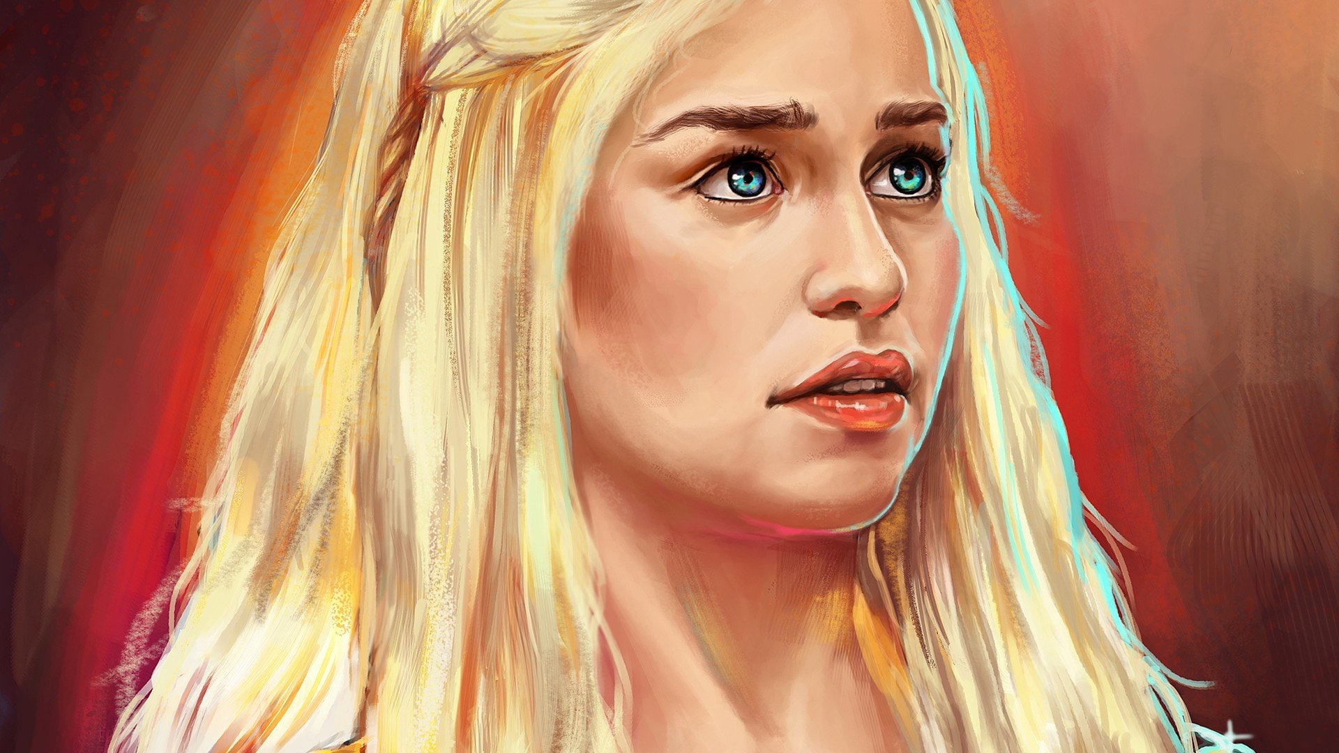clarke, daenerys, emilia, targaryen, 1080P, dothraki, game, thrones, house, HD Wallpaper