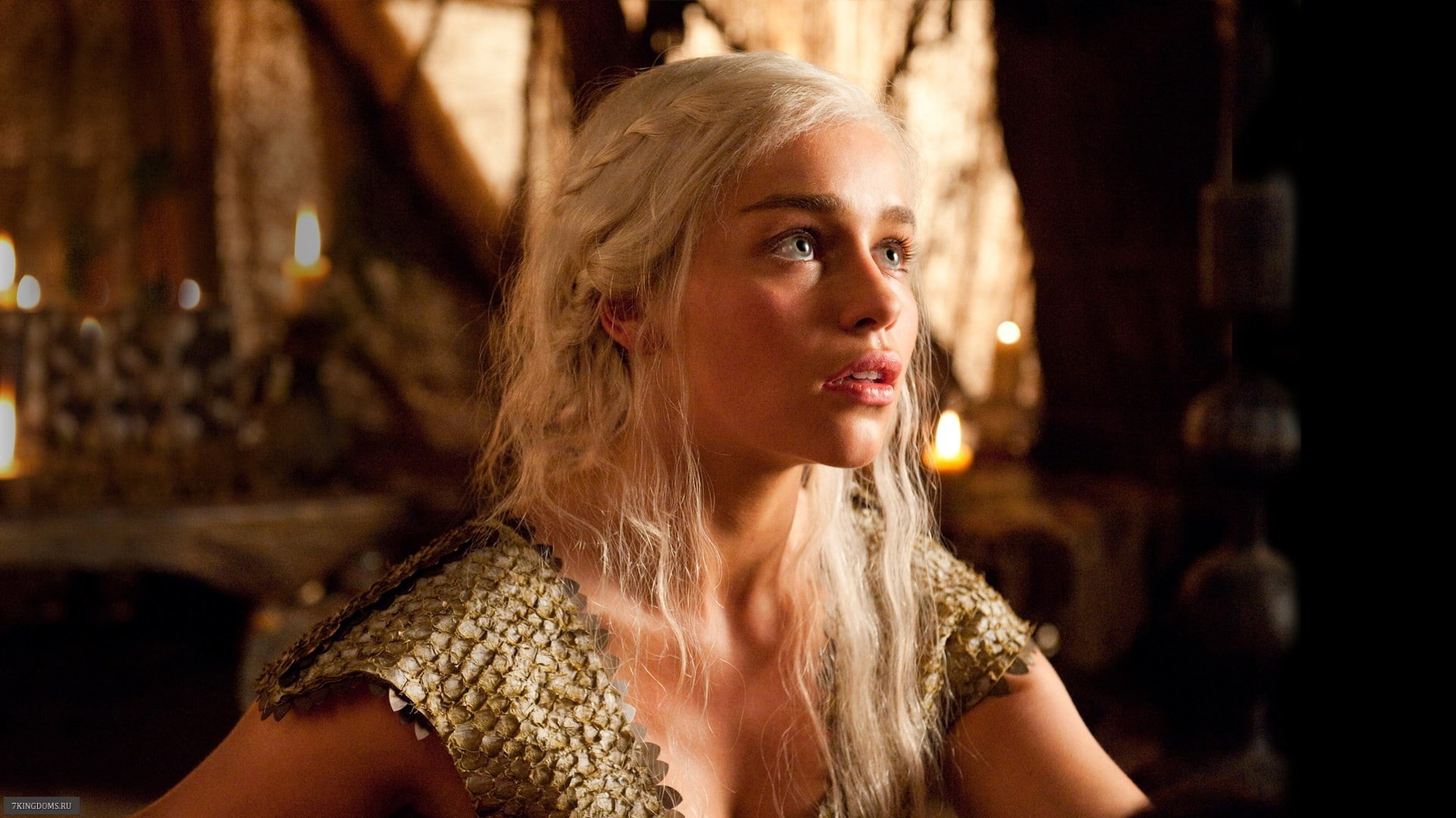 emilia, 1080P, daenerys, women, thrones, targaryen, hair, white, actress, blondes, house, clarke, game, HD Wallpaper