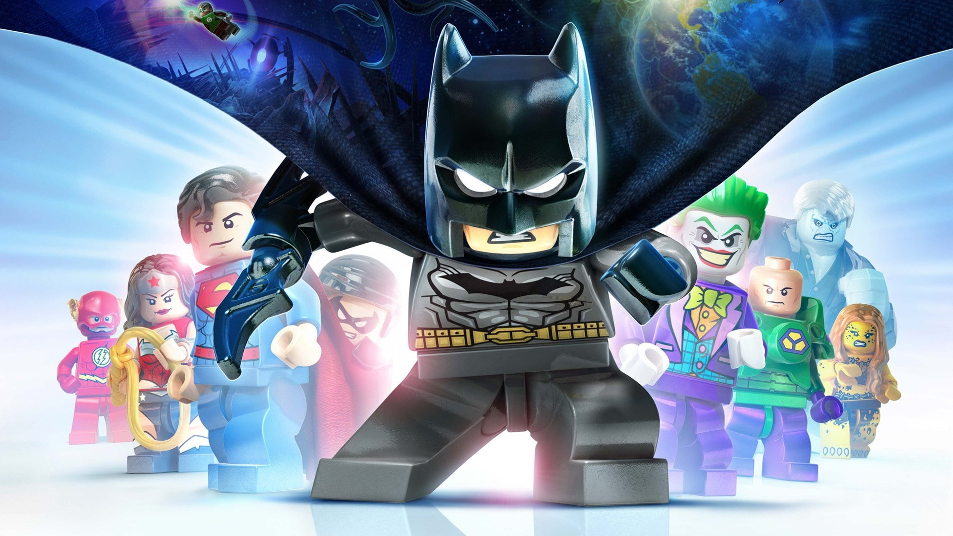 standing, digital composite, figurine, choice, finance, toy, male likeness, group of people, human representation, adult, LEGO Batman 3: Beyond Gotham, HD Wallpaper