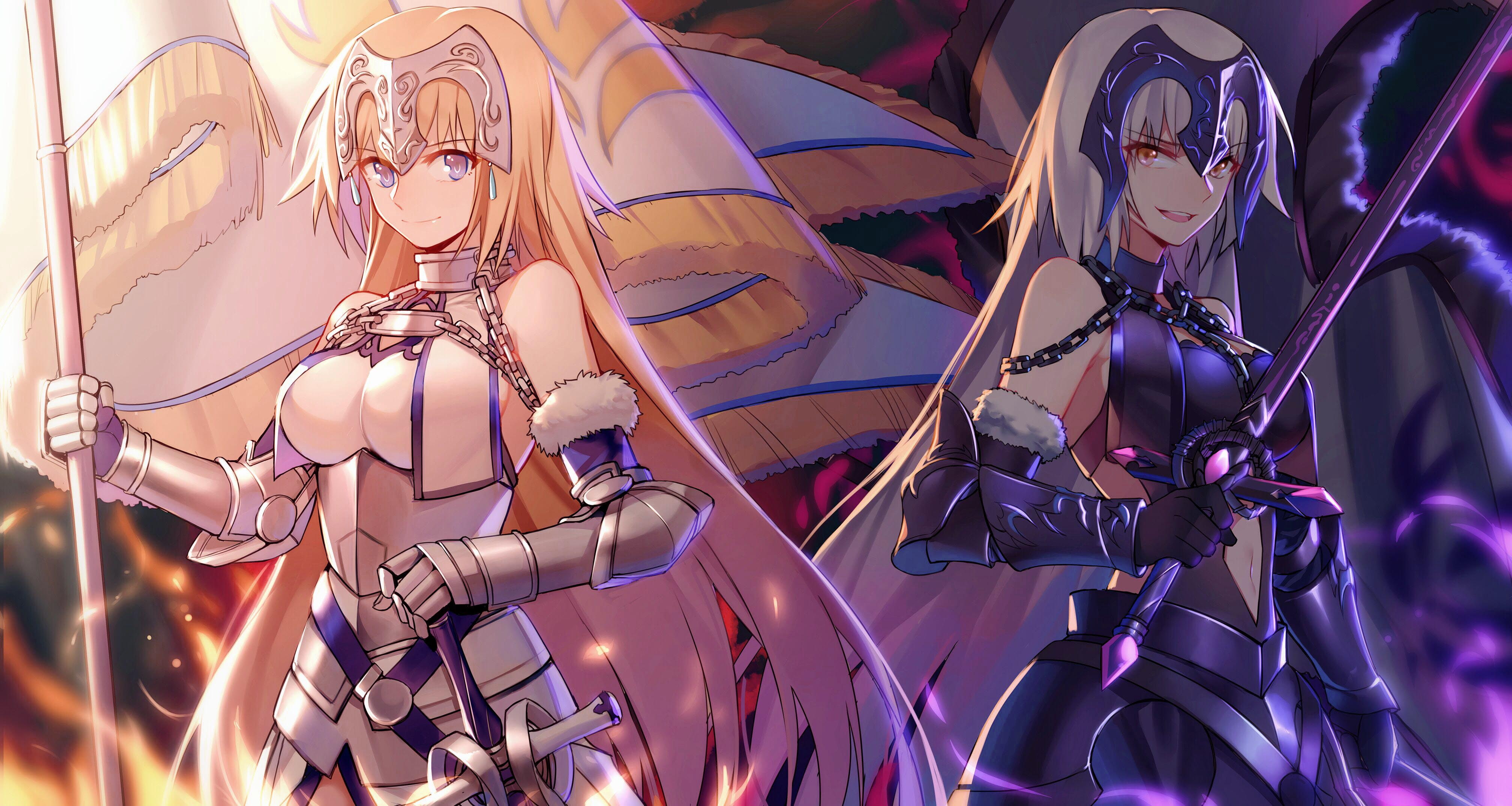 4K, Avenger (Fate/Grand Order), Fate Series, Jeanne dArc Alter, Fate/Grand Order, Jeanne dArc (Fate Series), Ruler (Fate/Grand Order), HD Wallpaper