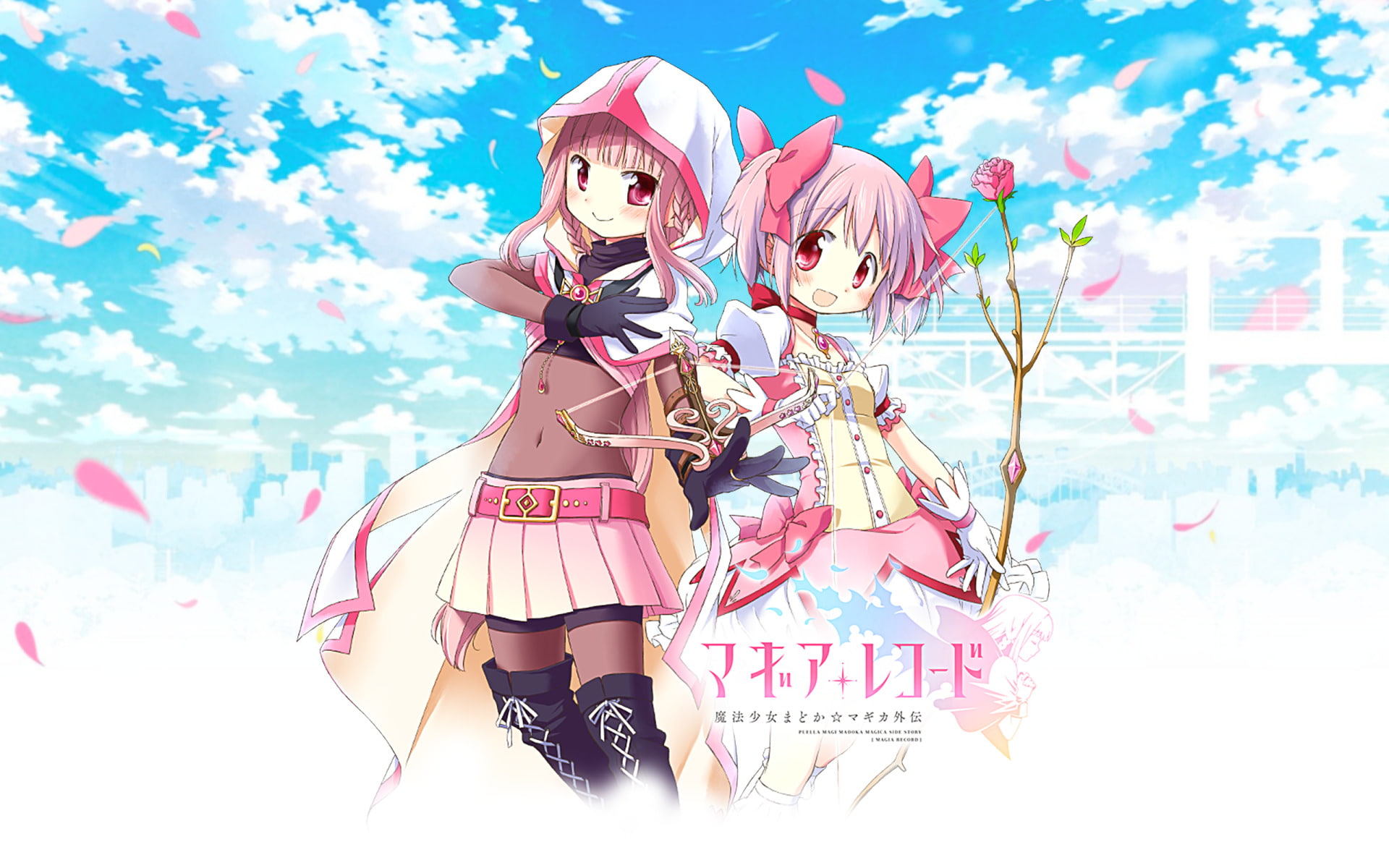 Madoka Kaname, Tamaki Iroha, 1080P, Puella Magi Madoka Magica, Anime, HD Wallpaper