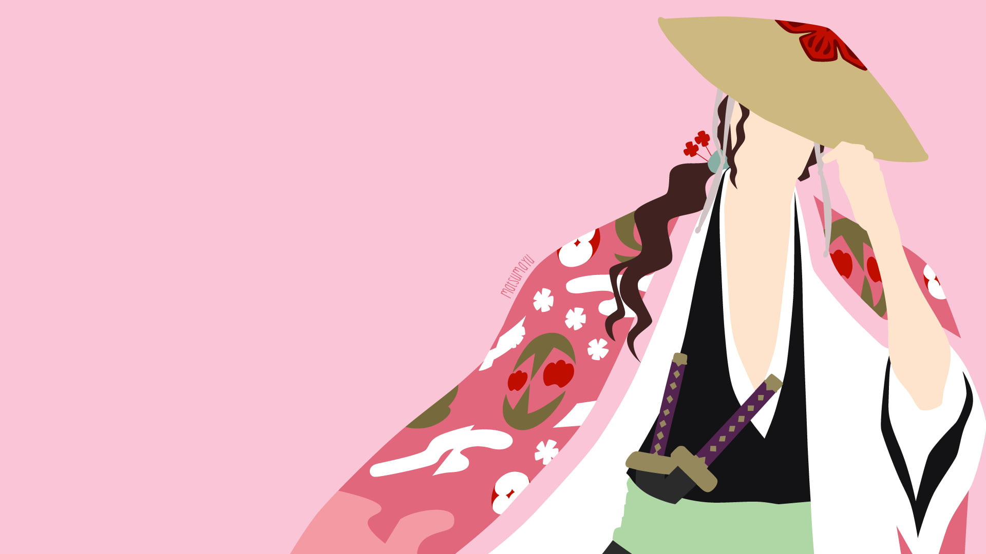 Shunsui Kyōraku, Bleach, 1080P, HD Wallpaper