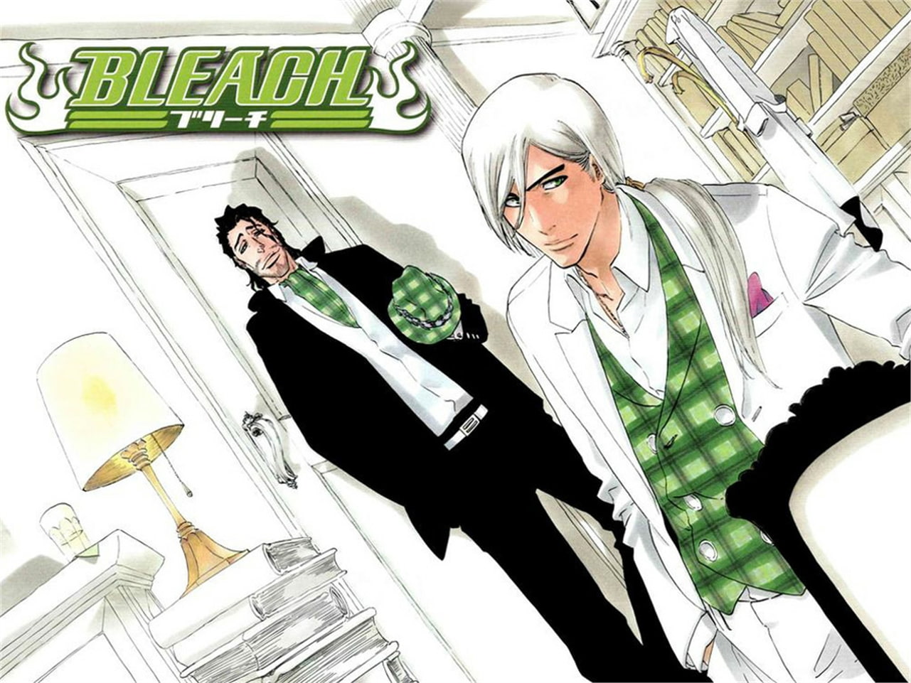Bleach, 720P, Shunsui Kyōraku, Jūshirō Ukitake, HD Wallpaper