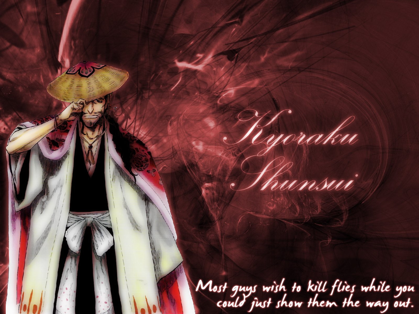 720P, Shunsui Kyōraku, Bleach, HD Wallpaper