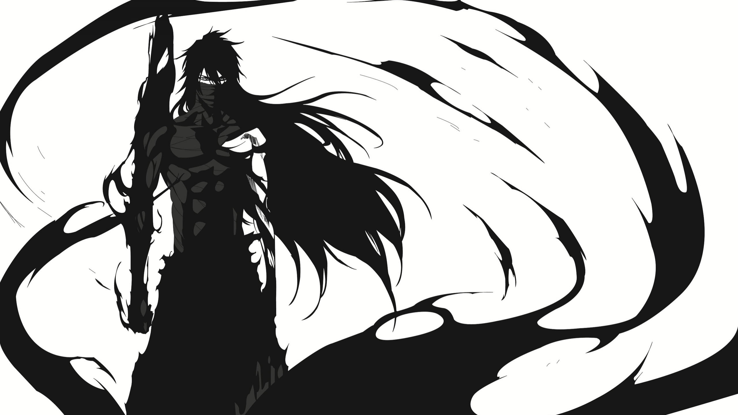 angel, no people, art and craft, 2K, sky, silhouette, representation, outdoors, Bleach, human representation, hairstyle, creativity, tree, anime, female likeness, HD Wallpaper
