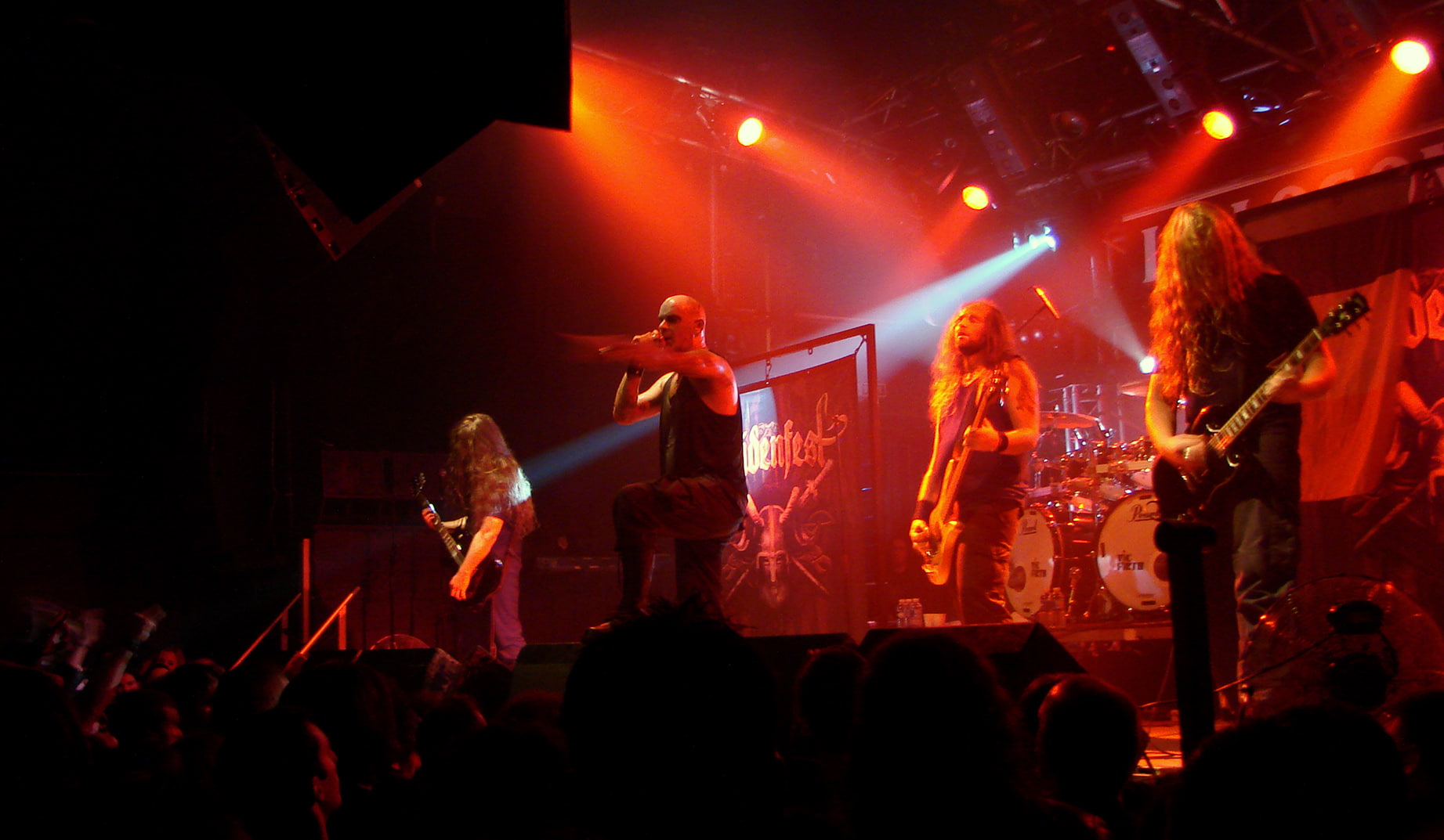 heavy, metal, 720P, concert, black, primordial, HD Wallpaper