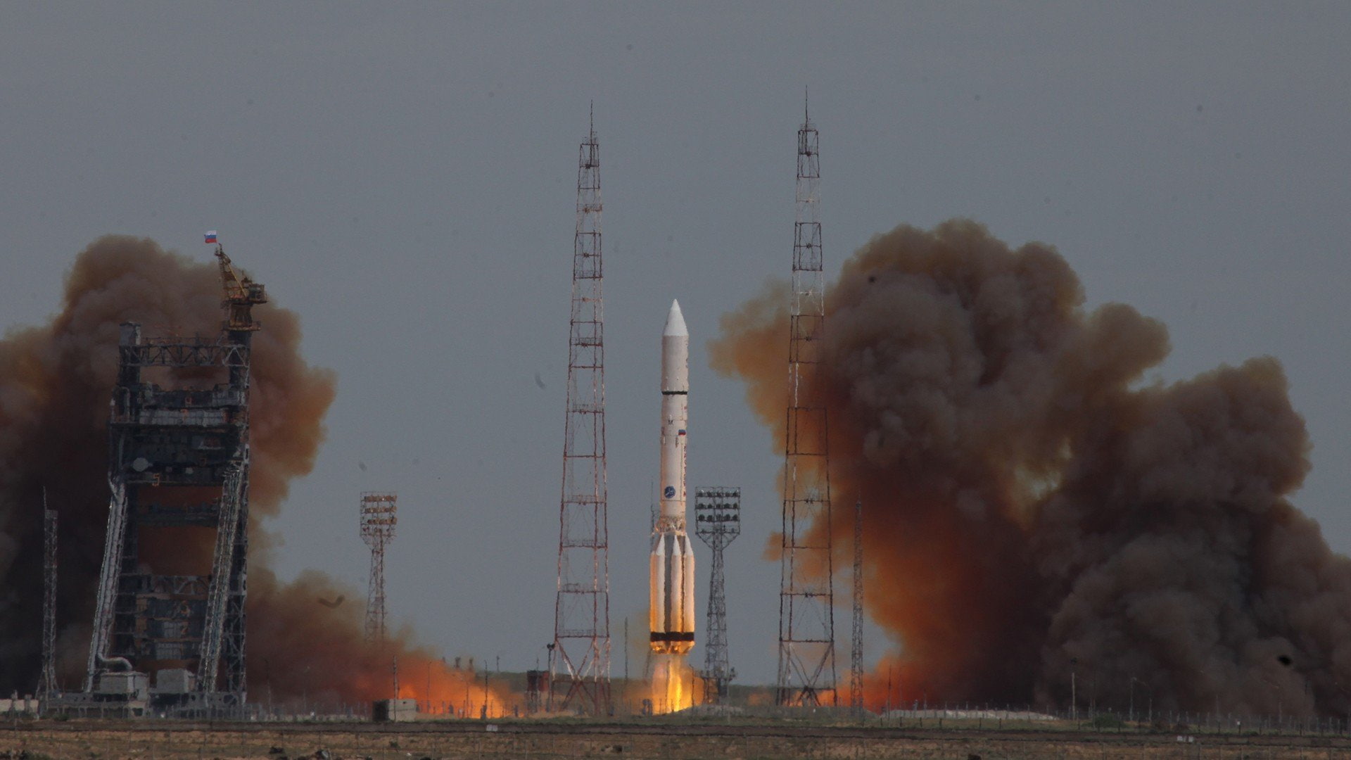 1920x1080 px, cosmodrome, hd, x, anime, 1080P, hot, px, roscosmos, rocket, art, Baikonur Cosmodrome, baikonur, HD Wallpaper