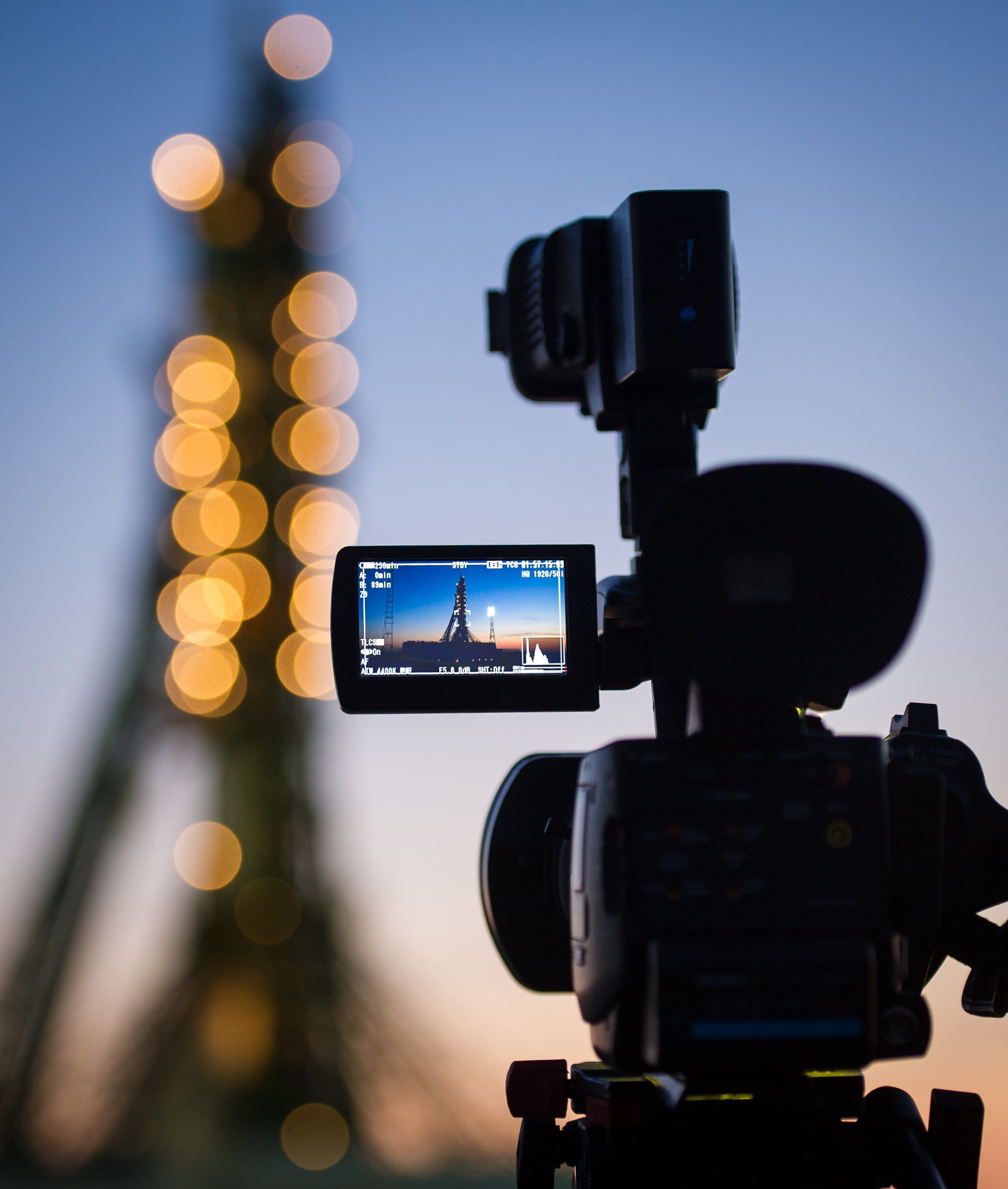 lights, rocket, expedition 31, 2K, Baikonur, start, Union, camcorder, Phone HD Wallpaper