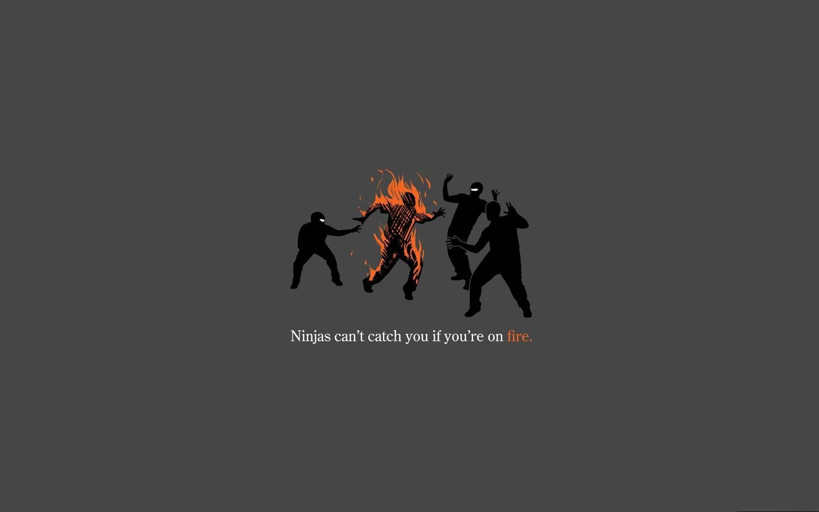 cooperation, success, business, togetherness, If, representation, Ninjas, You, men, copy space, human representation, fire, Cant, 720P, Catch, indoors, HD Wallpaper