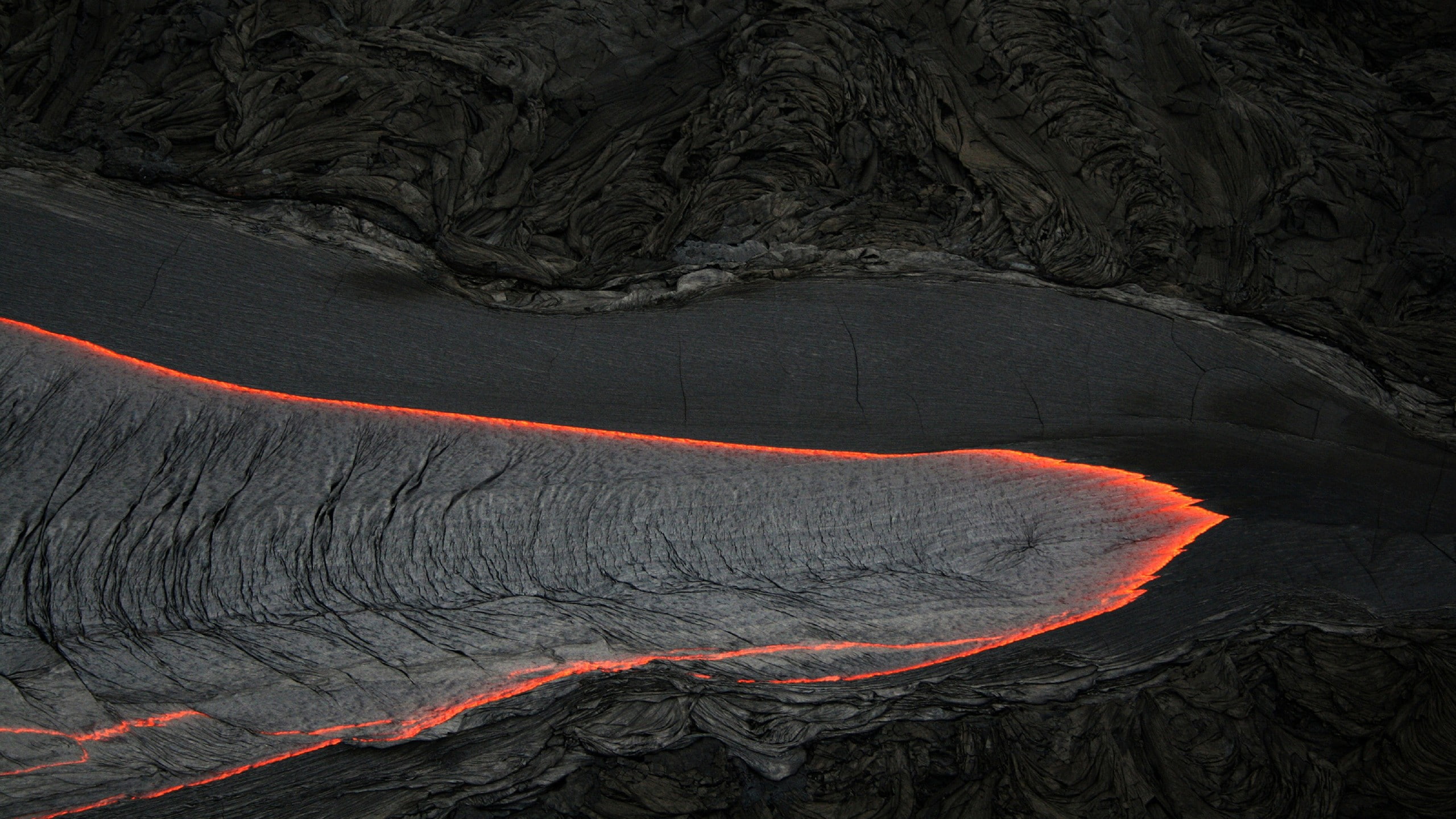lava, landscape, volcano, nature, 2K, photography, HD Wallpaper