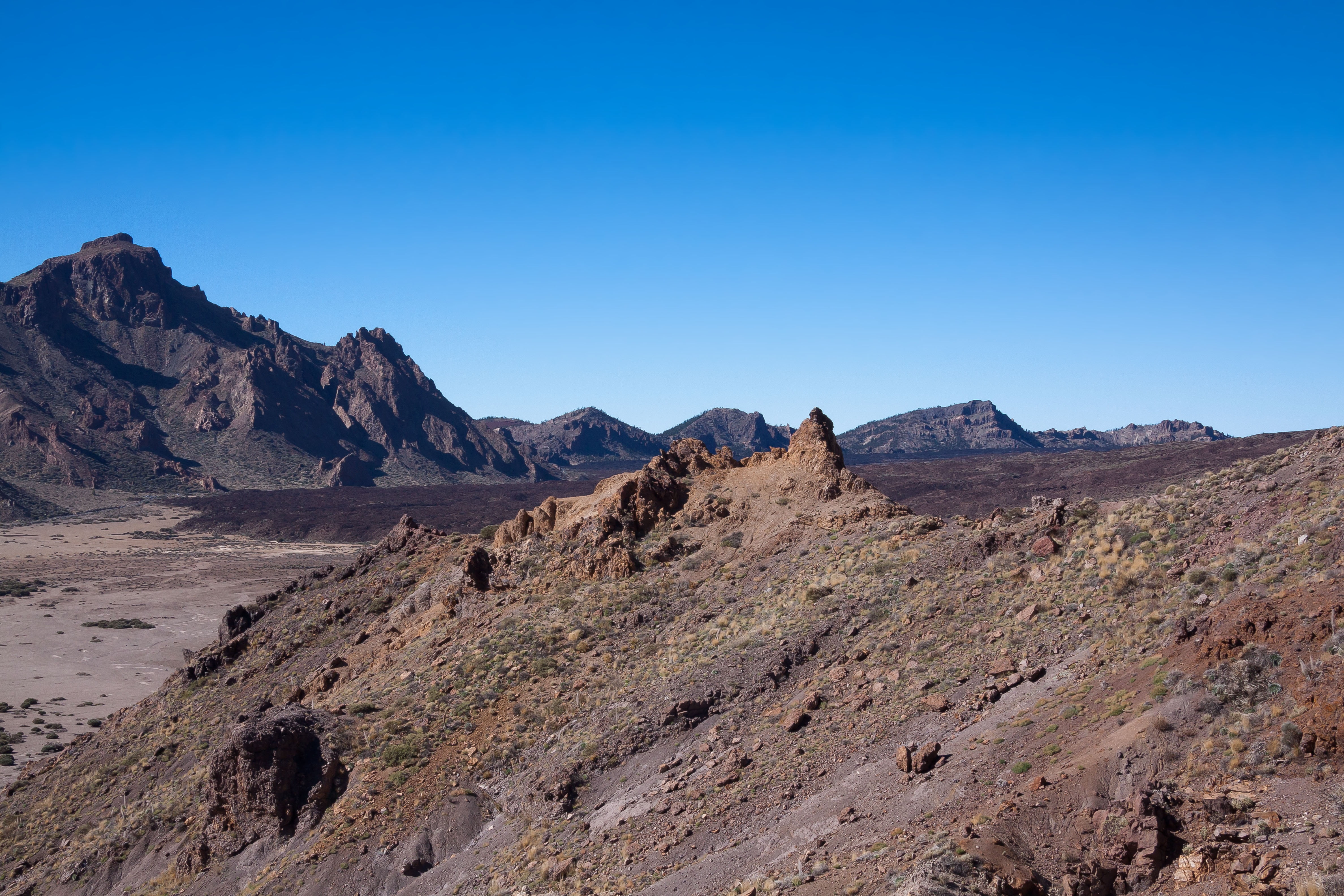 karg, ucanca flats, desert, lunar landscape, brown, basalt, rest, tenerife, scenics - nature, volcano, no people, national park, beauty in nature, nature, HD Wallpaper