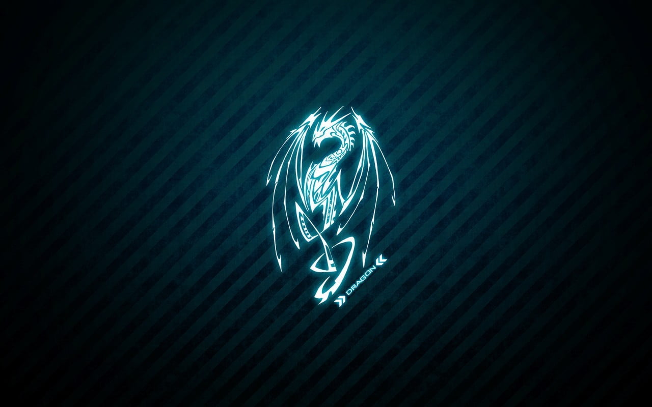 blue, lighting equipment, copy space, illuminated, electricity, indoors, close-up, glowing, dragon, 720P, light bulb, light, dark, pattern, backgrounds, HD Wallpaper