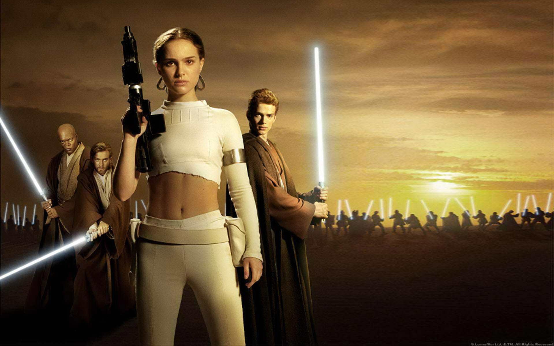 wars, hd, zealand, lightsabers, portman, 1080P, actress, natalie, new, star, HD Wallpaper