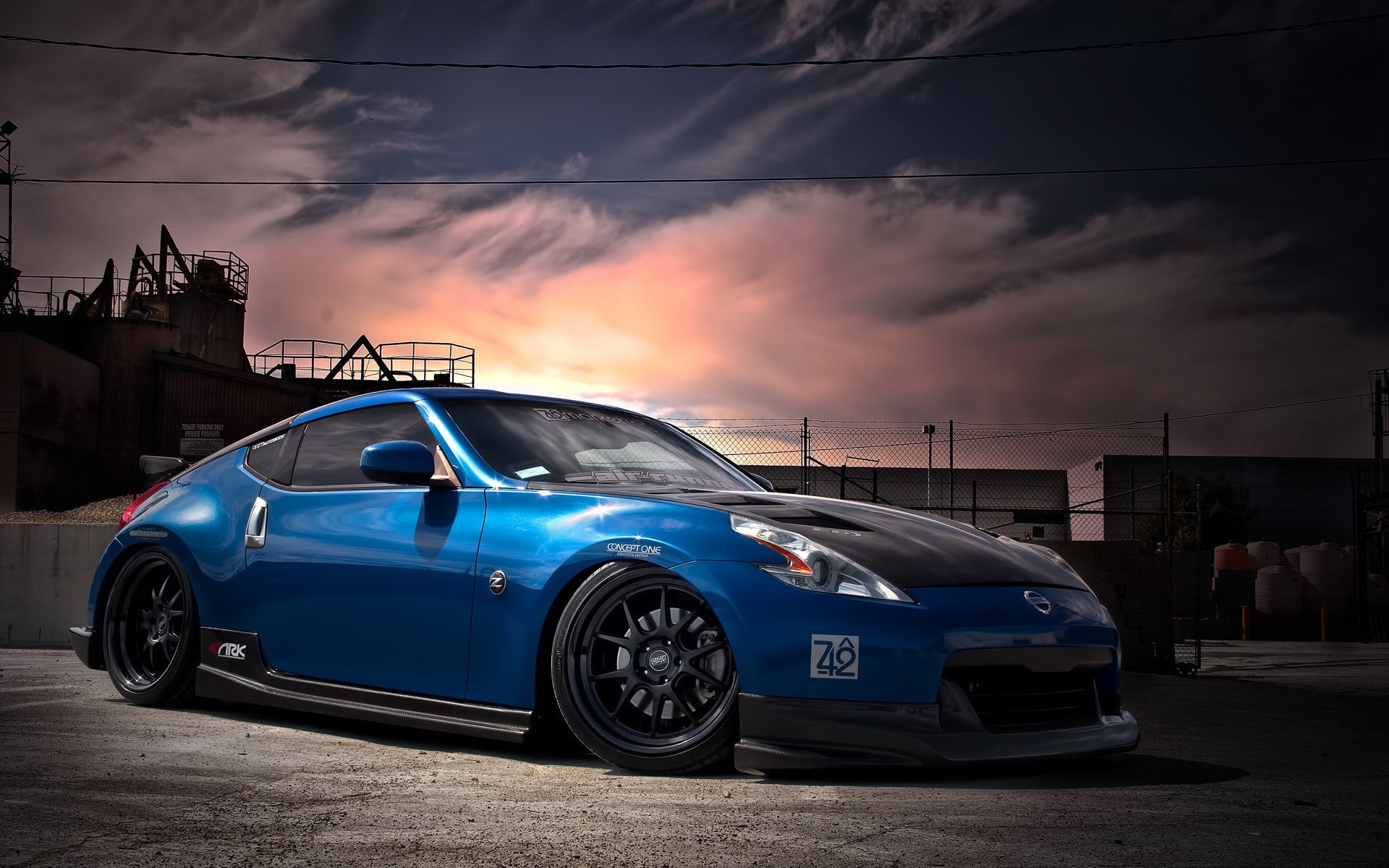 car, Tuning, 370z, 1080P, z, background, Nissan, HD Wallpaper