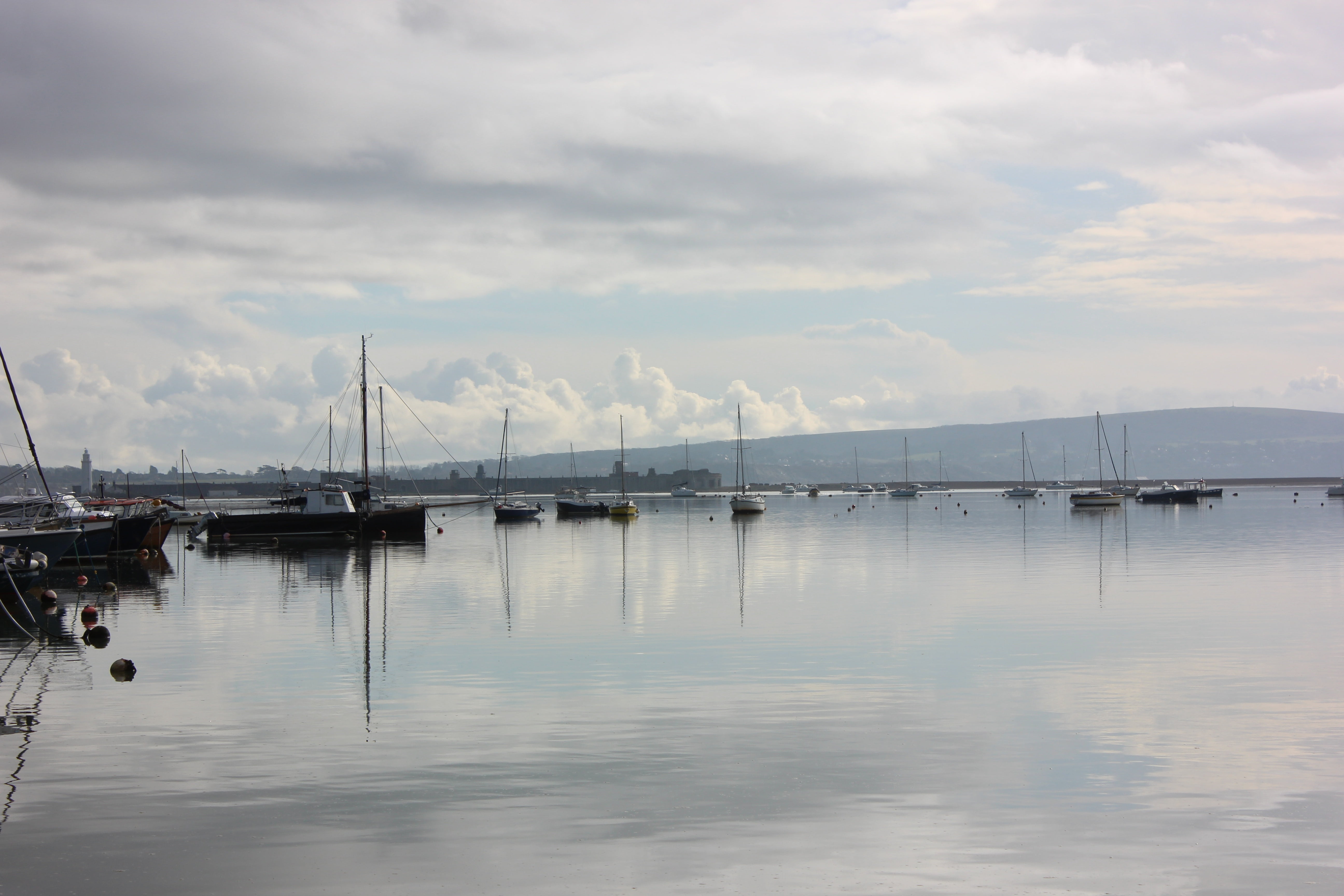 ocean, no people, outdoors, marina, beauty in nature, scene, cloud, waterfront, sea, scenic, isle, calm, nautical vessel, cloud - sky, outdoor, tranquil scene, HD Wallpaper