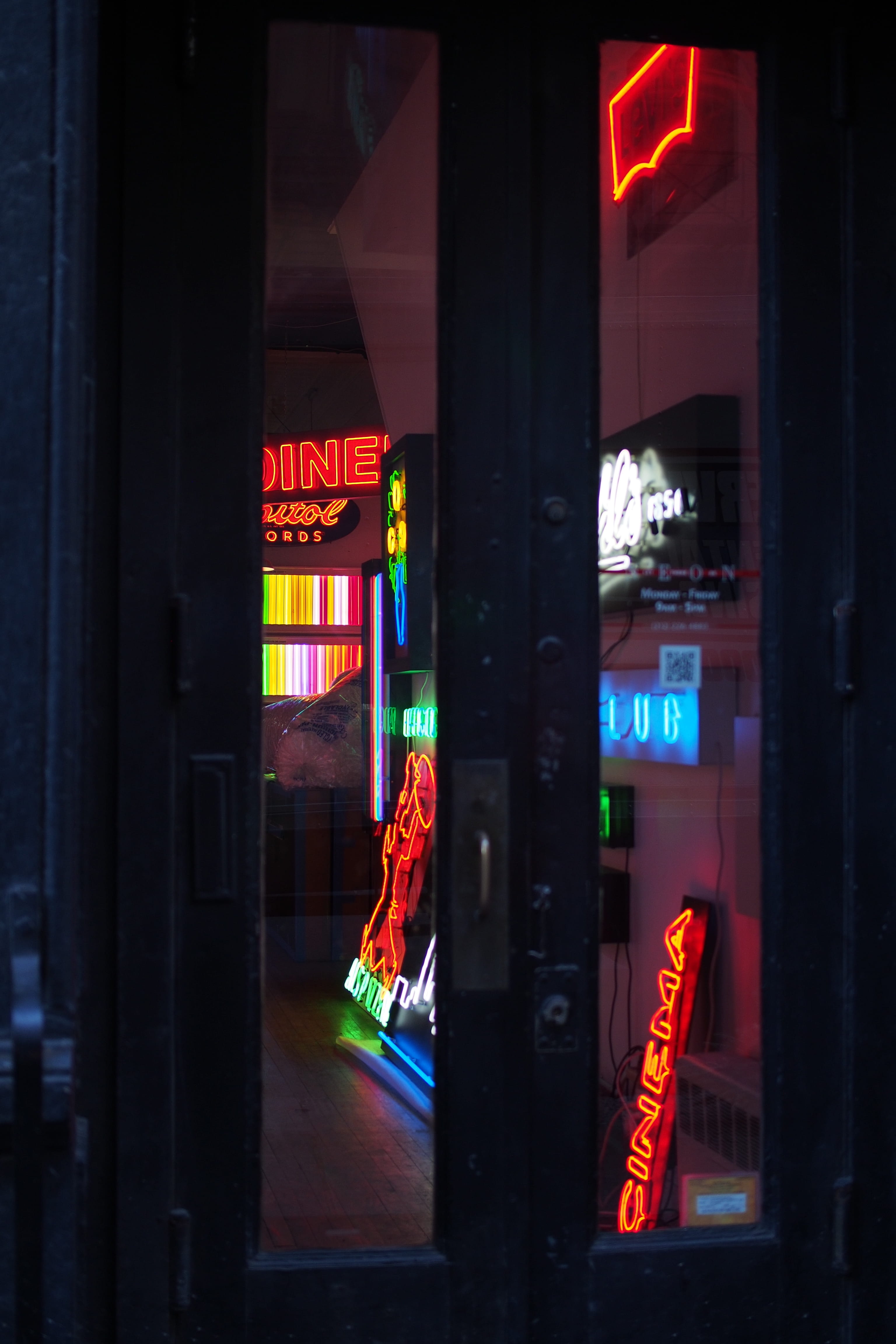 window, communication, glow, united states, new york city, transparent, illuminated, nyc, building exterior, glass - material, orange color, built structure, Phone HD Wallpaper