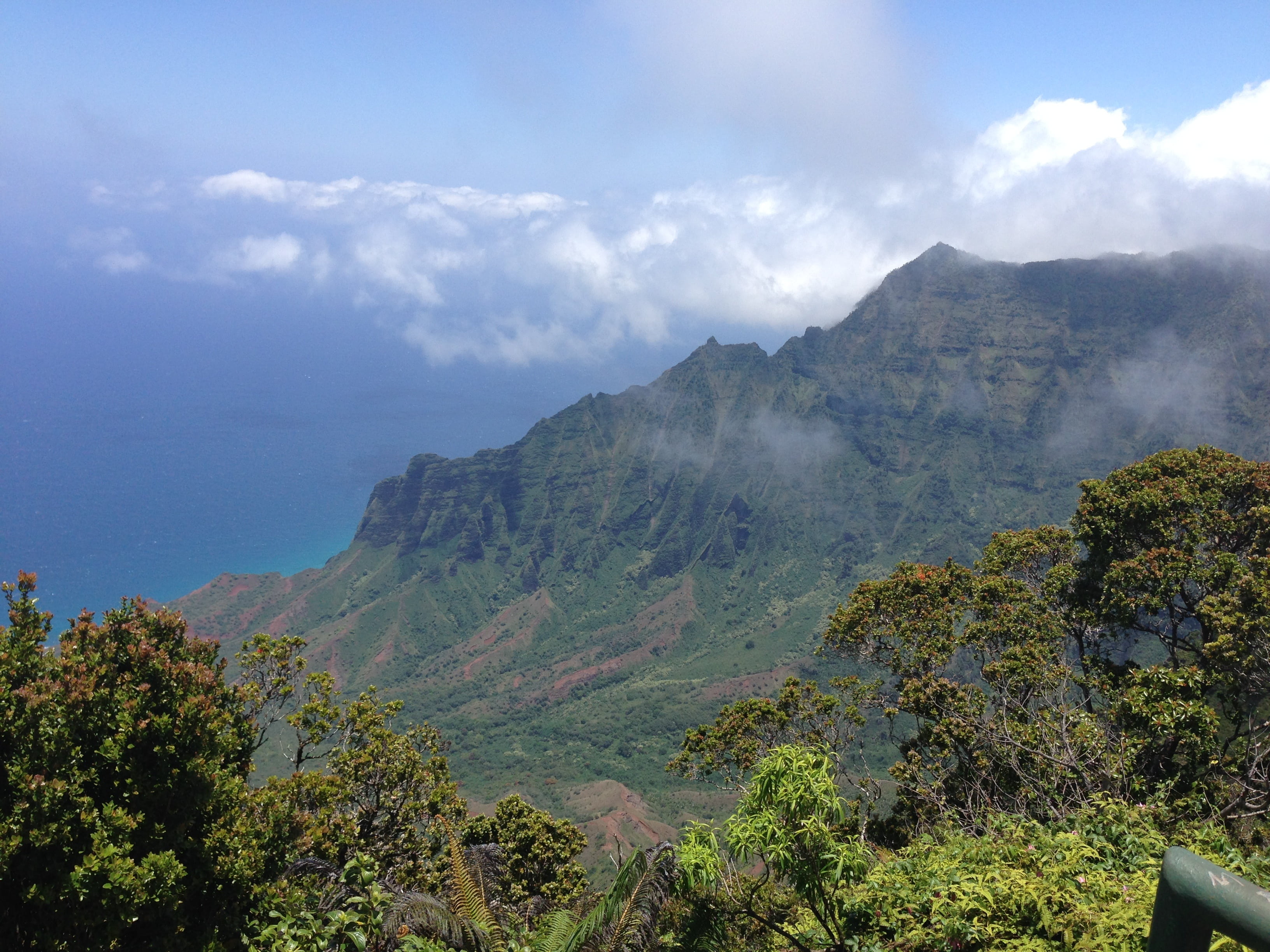 landscape, hawaii, nature, tropical, plant, land, tropical Climate, canyon, no people, scenics - nature, mountain, sky, tranquil scene, tree, day, outdoors, HD Wallpaper