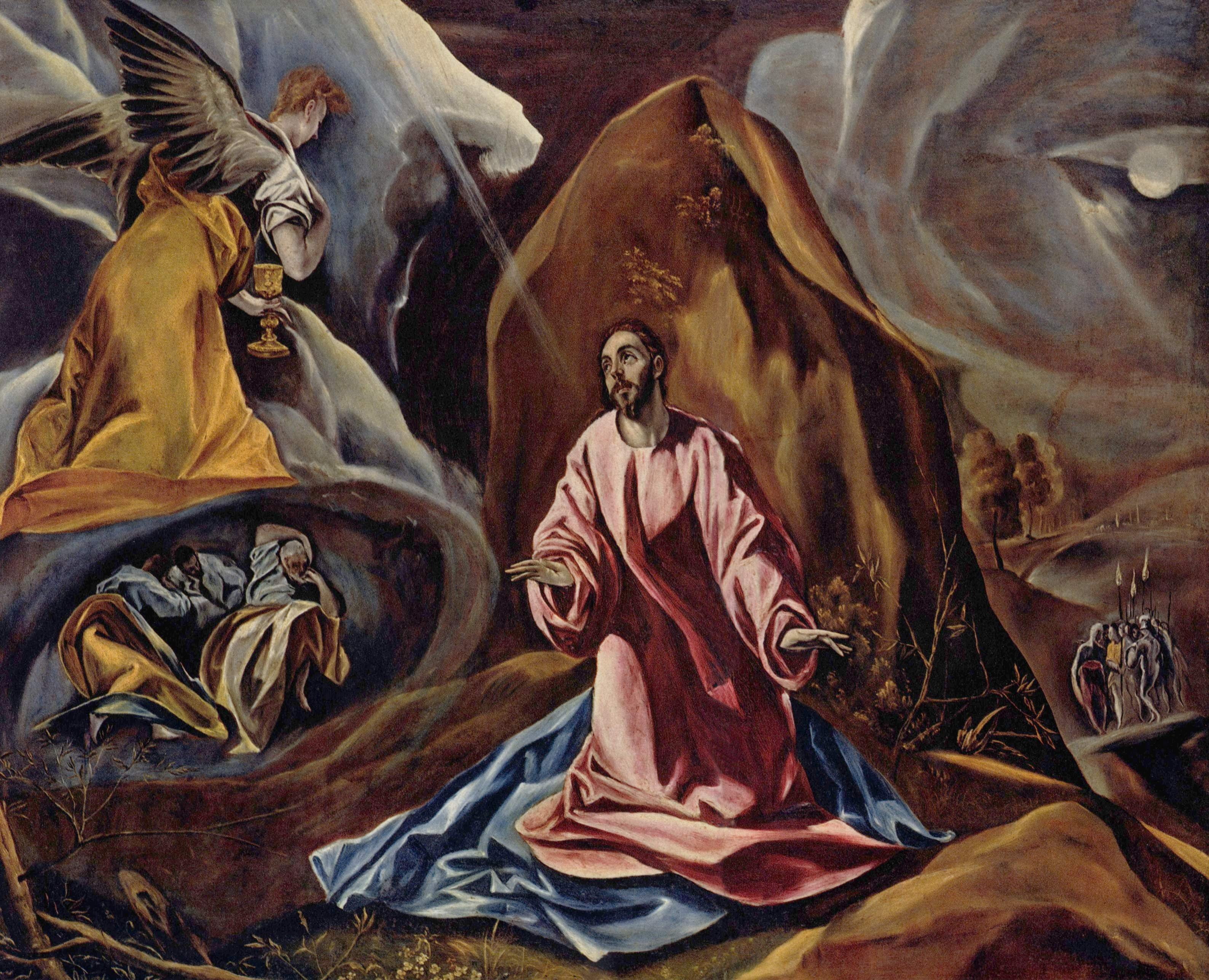 oracion, pintura, huerto, arte, 2K, greco, del, HD Wallpaper