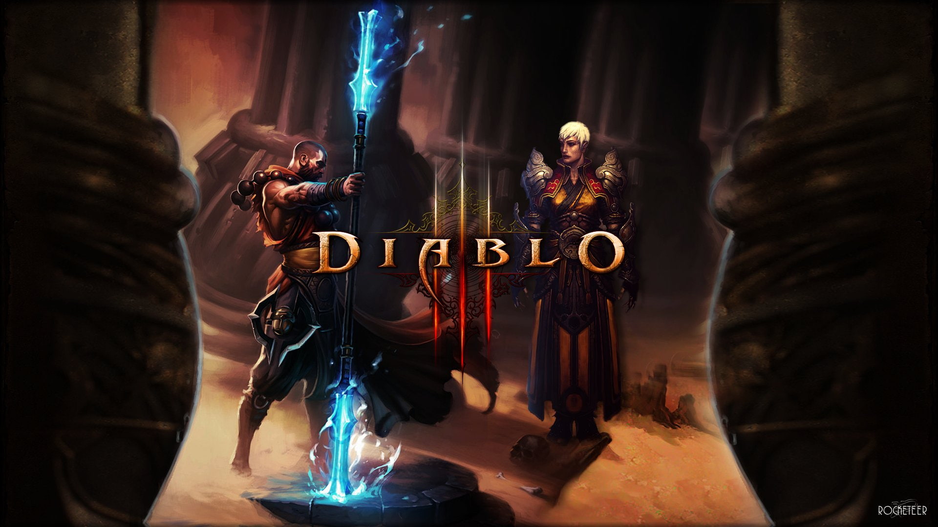 Diablo III, 1080P, Diablo, Monk (Diablo III), HD Wallpaper