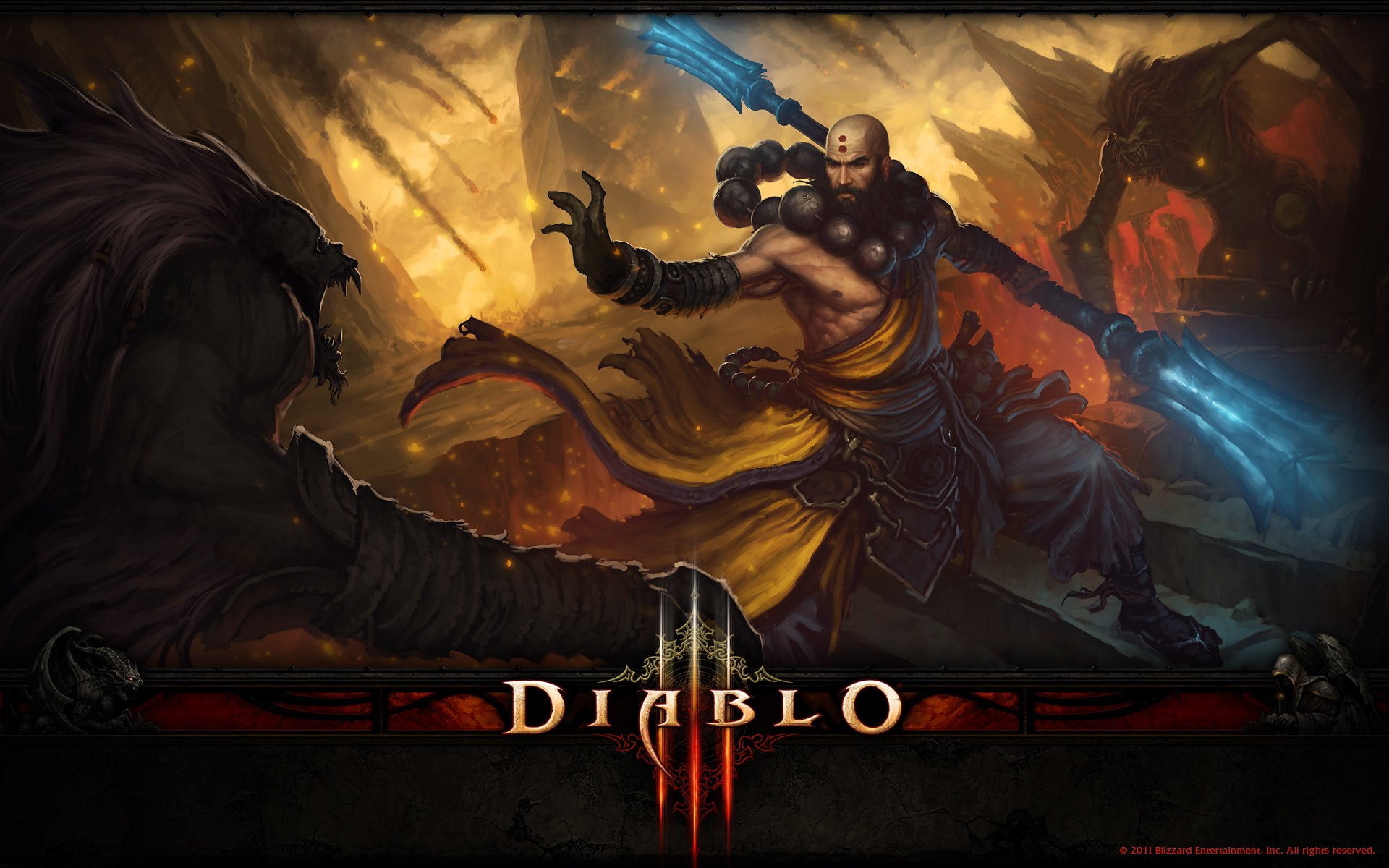 Diablo, Monk (Diablo III), 1080P, Diablo III, HD Wallpaper