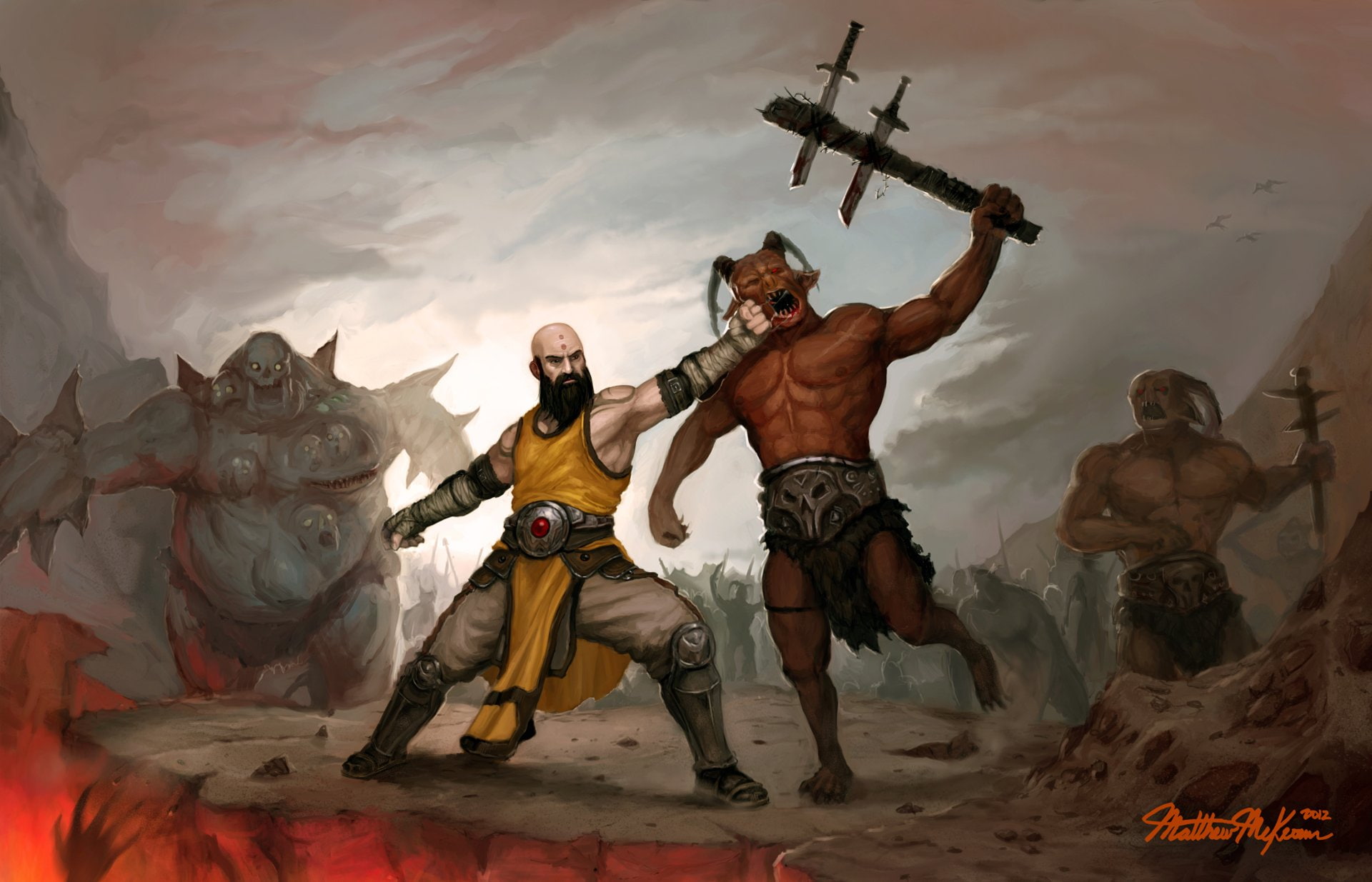 1080P, Diablo, Diablo III, Monk (Diablo III), HD Wallpaper