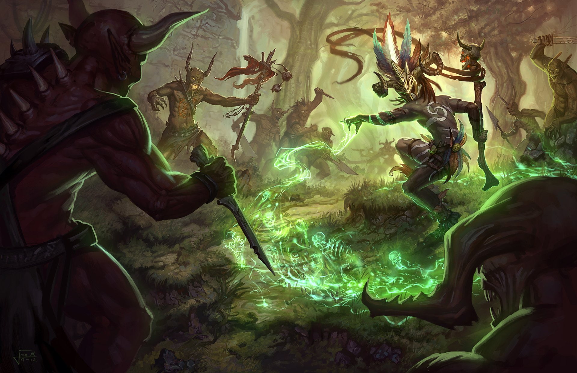 Witch Doctor (Diablo III), Diablo, 1080P, Diablo III, HD Wallpaper