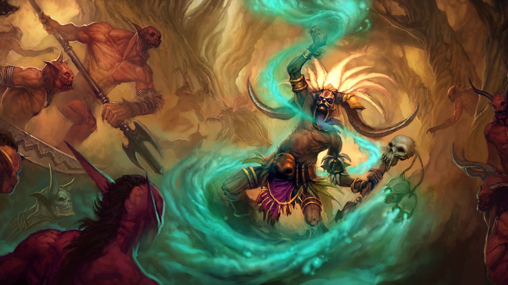Diablo III, Diablo, Witch Doctor (Diablo III), 1080P, HD Wallpaper