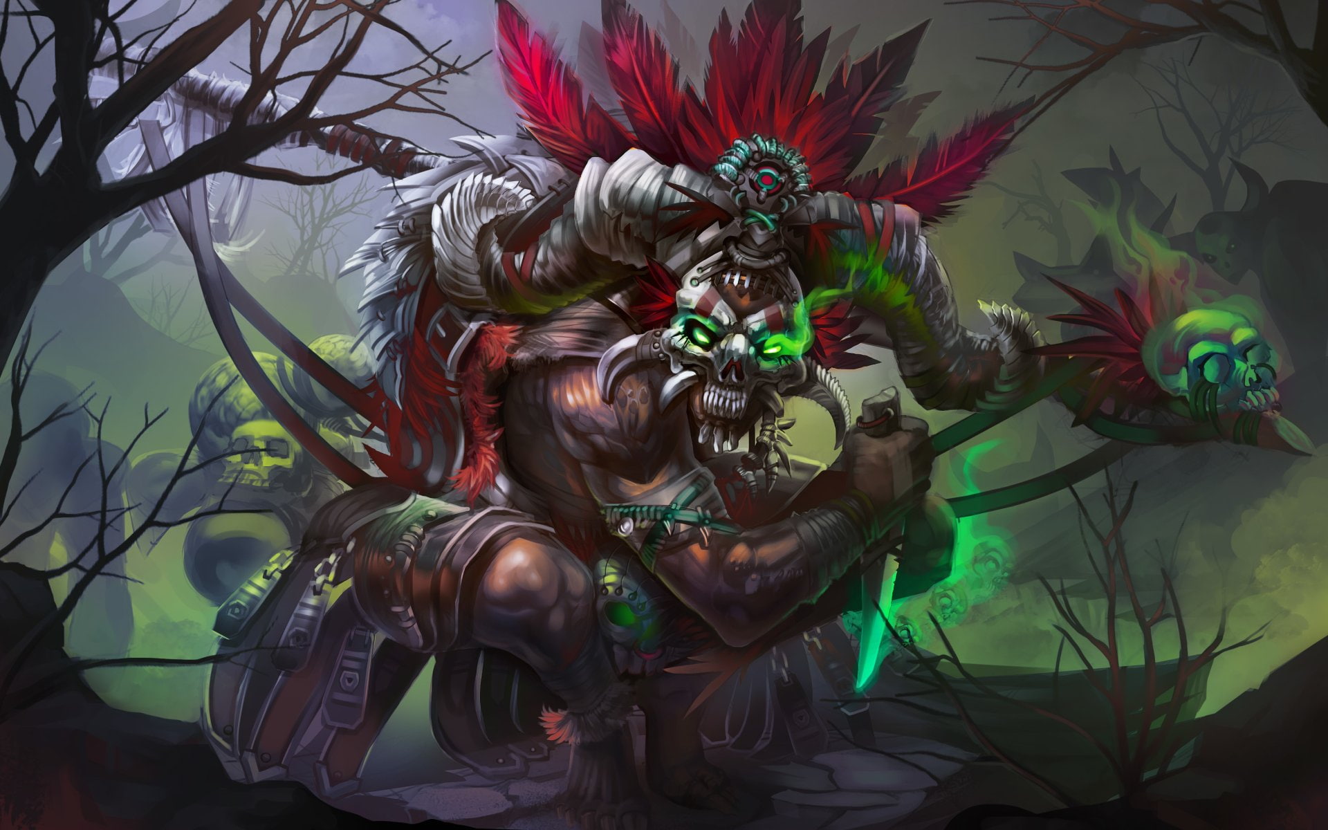 1080P, Diablo, Witch Doctor (Diablo III), Diablo III, HD Wallpaper