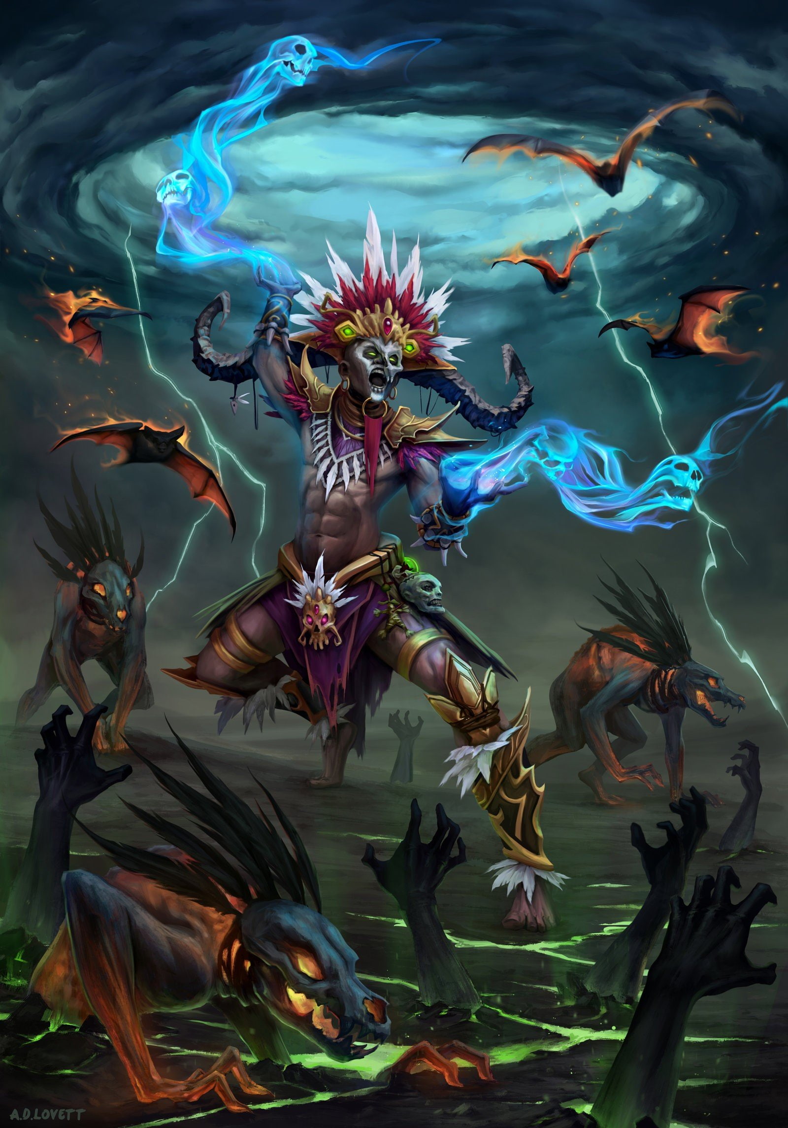 1080P, Diablo 3: Reaper Of Souls, Diablo, Diablo III, Witch Doctor, Phone HD Wallpaper