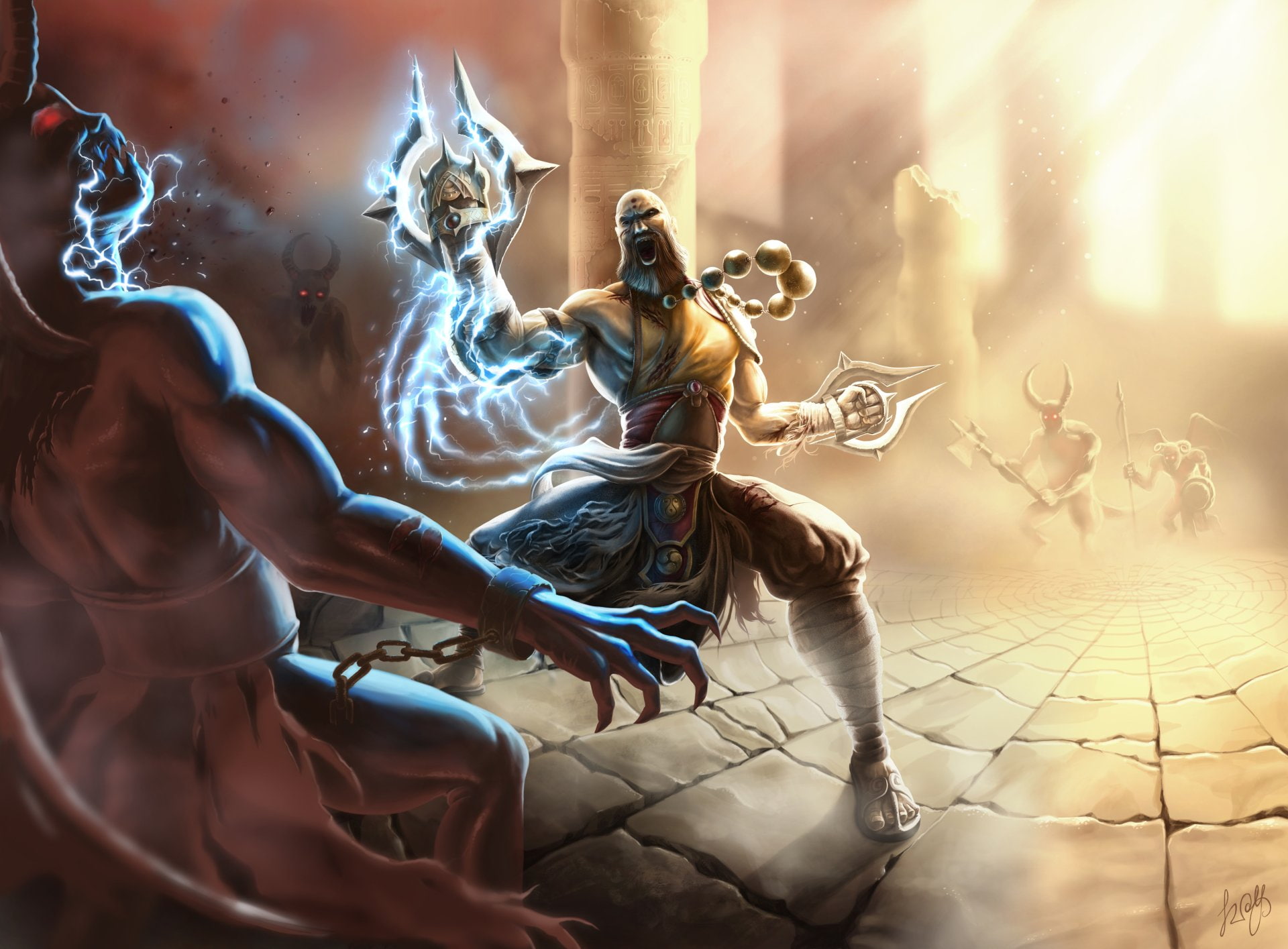 Diablo, Diablo III, 1080P, Monk (Diablo III), HD Wallpaper