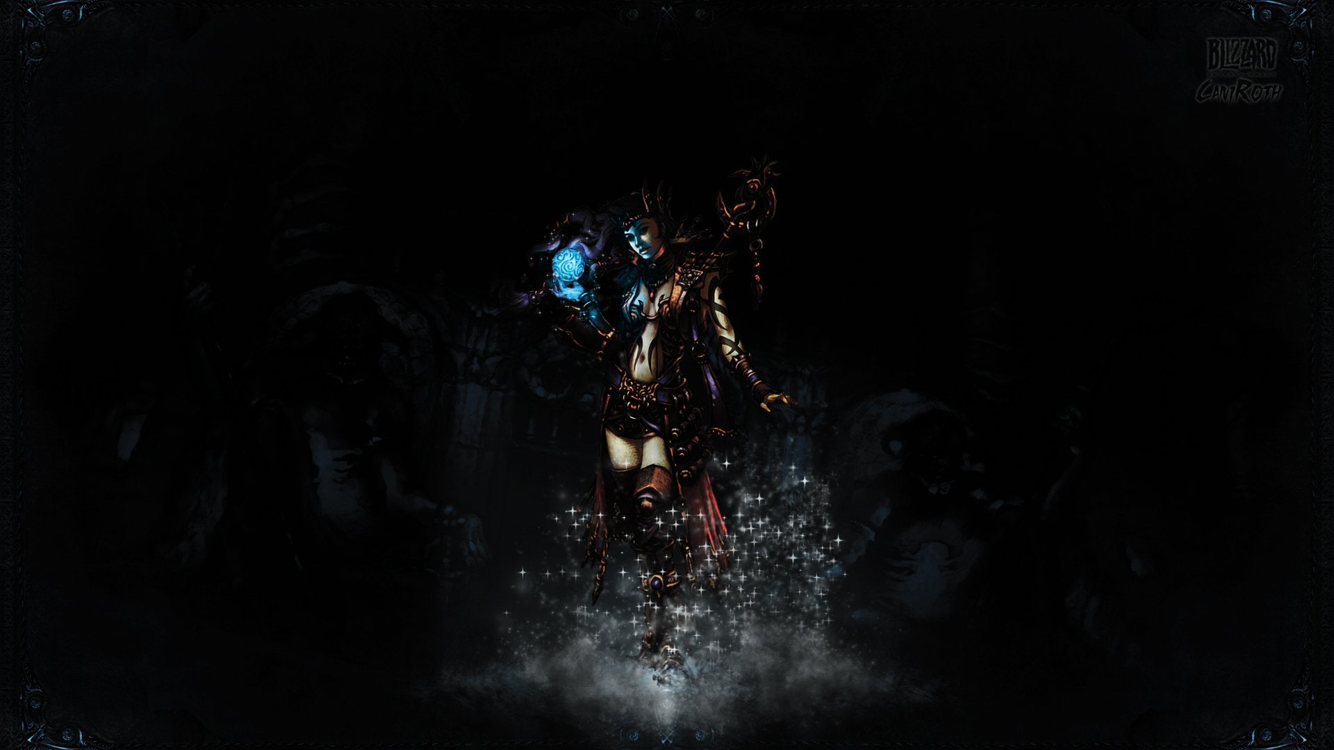 Diablo, 1080P, Diablo III, Wizard (Diablo III), HD Wallpaper