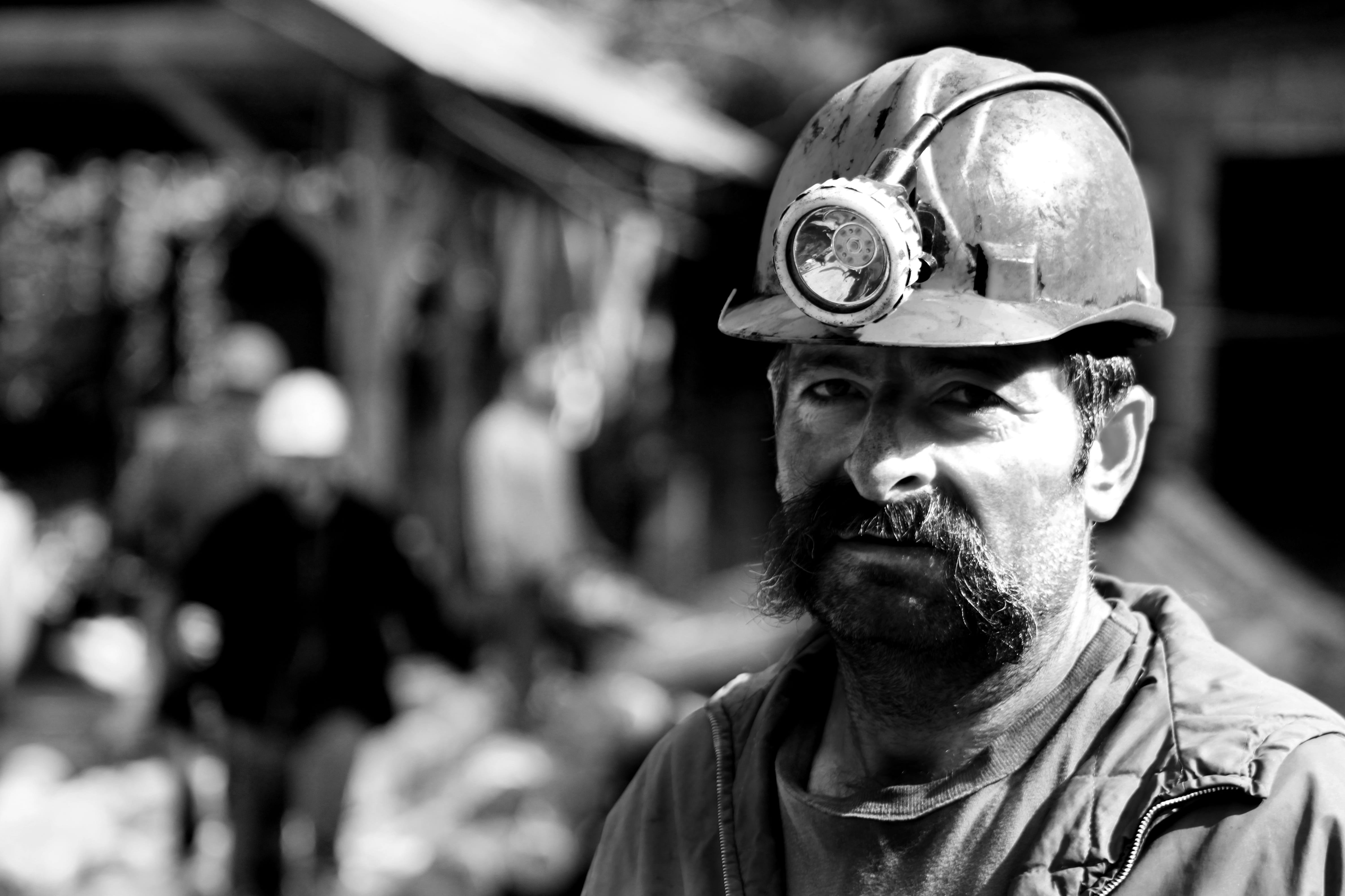 hat, black and white, beard, grayscale, human face, one person, security, portrait, headshot, architecture, turkey, males, coal, adult, contemplation, focus on foreground, HD Wallpaper