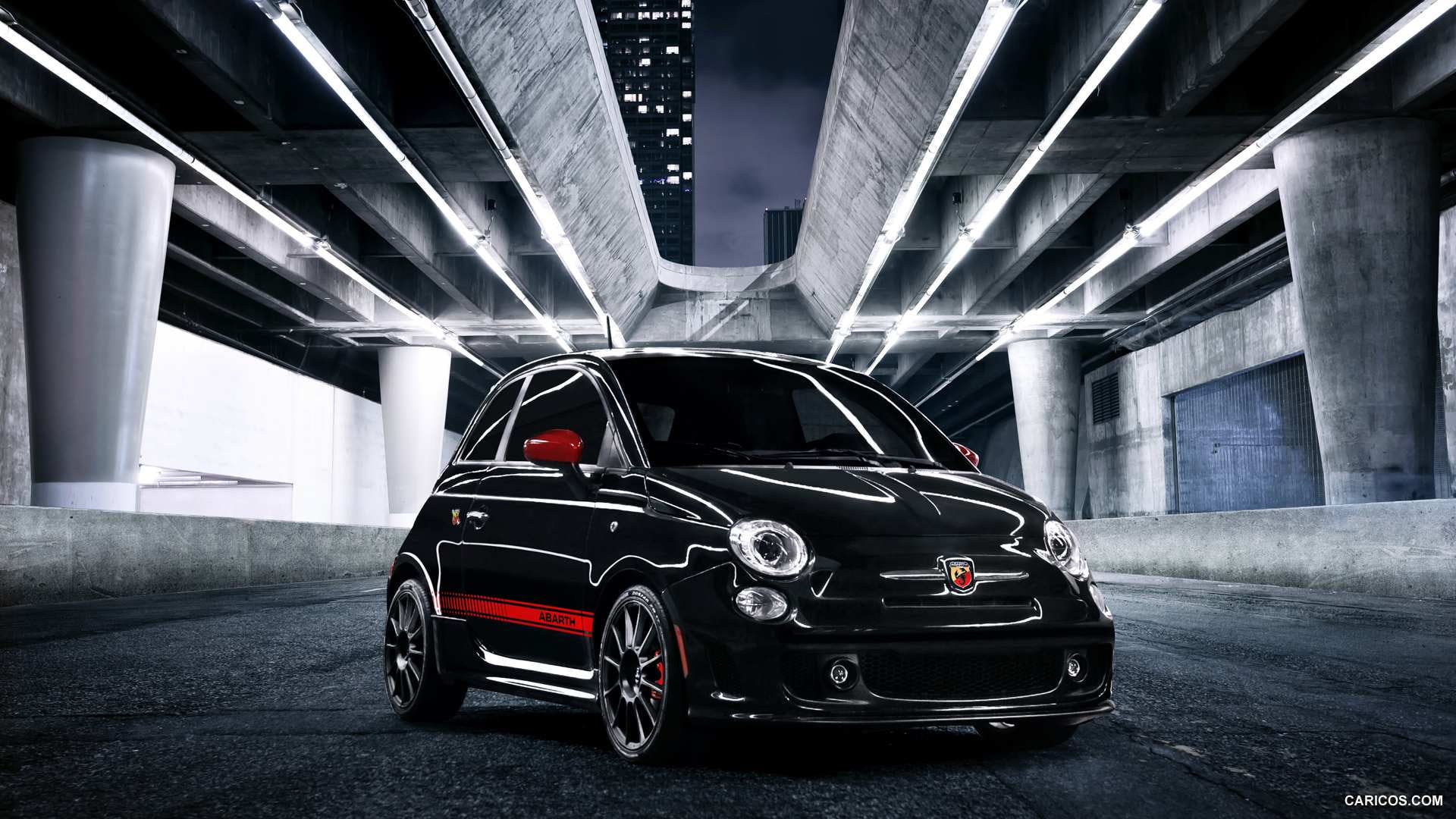 500 Abarth, 1080P, fiat, 2012, HD Wallpaper