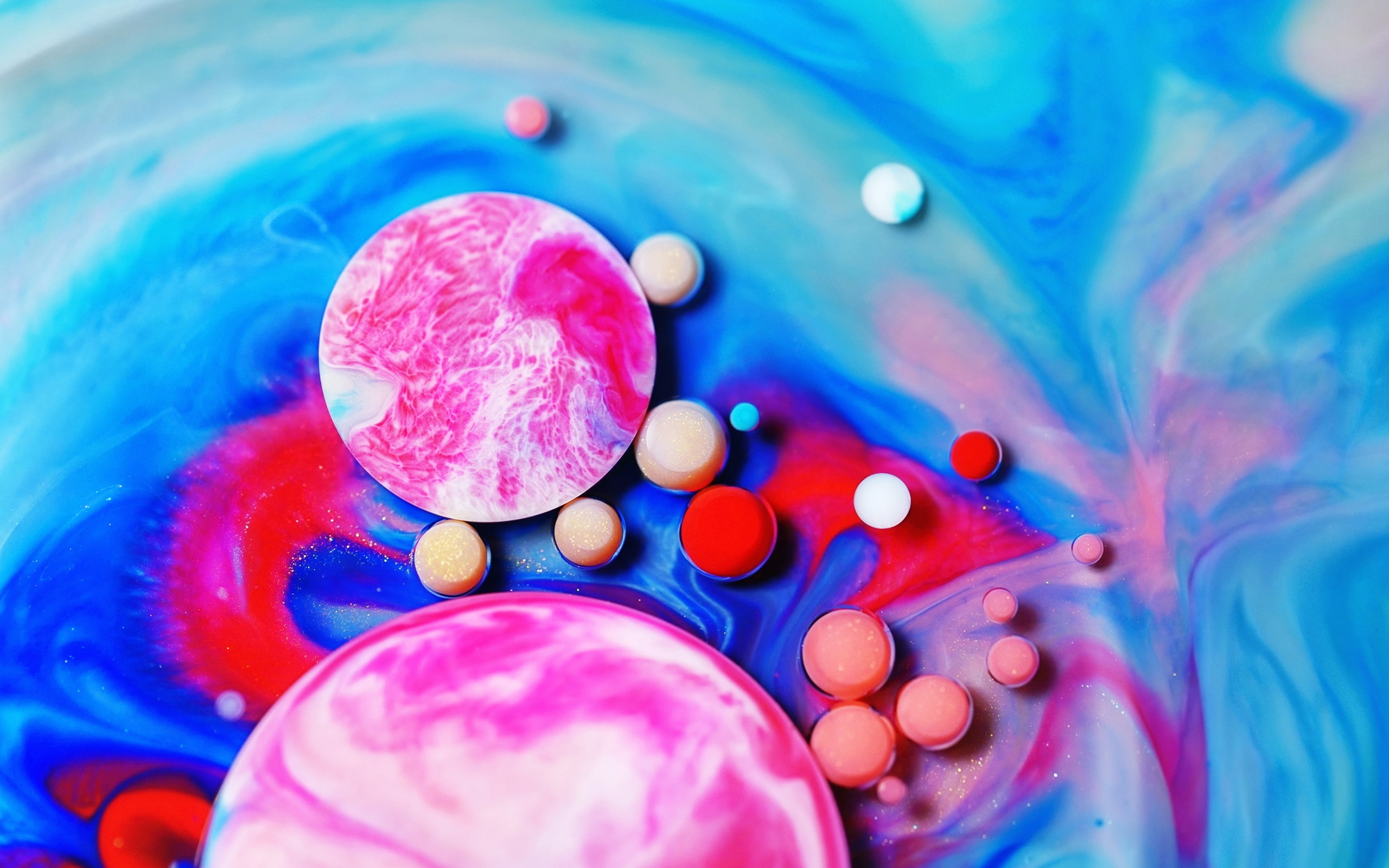 art and craft equipment, 2K, full frame, watercolor paints, paintings, close-up, pink color, water, vibrant color, no people, Abstract, creativity, choice, HD Wallpaper