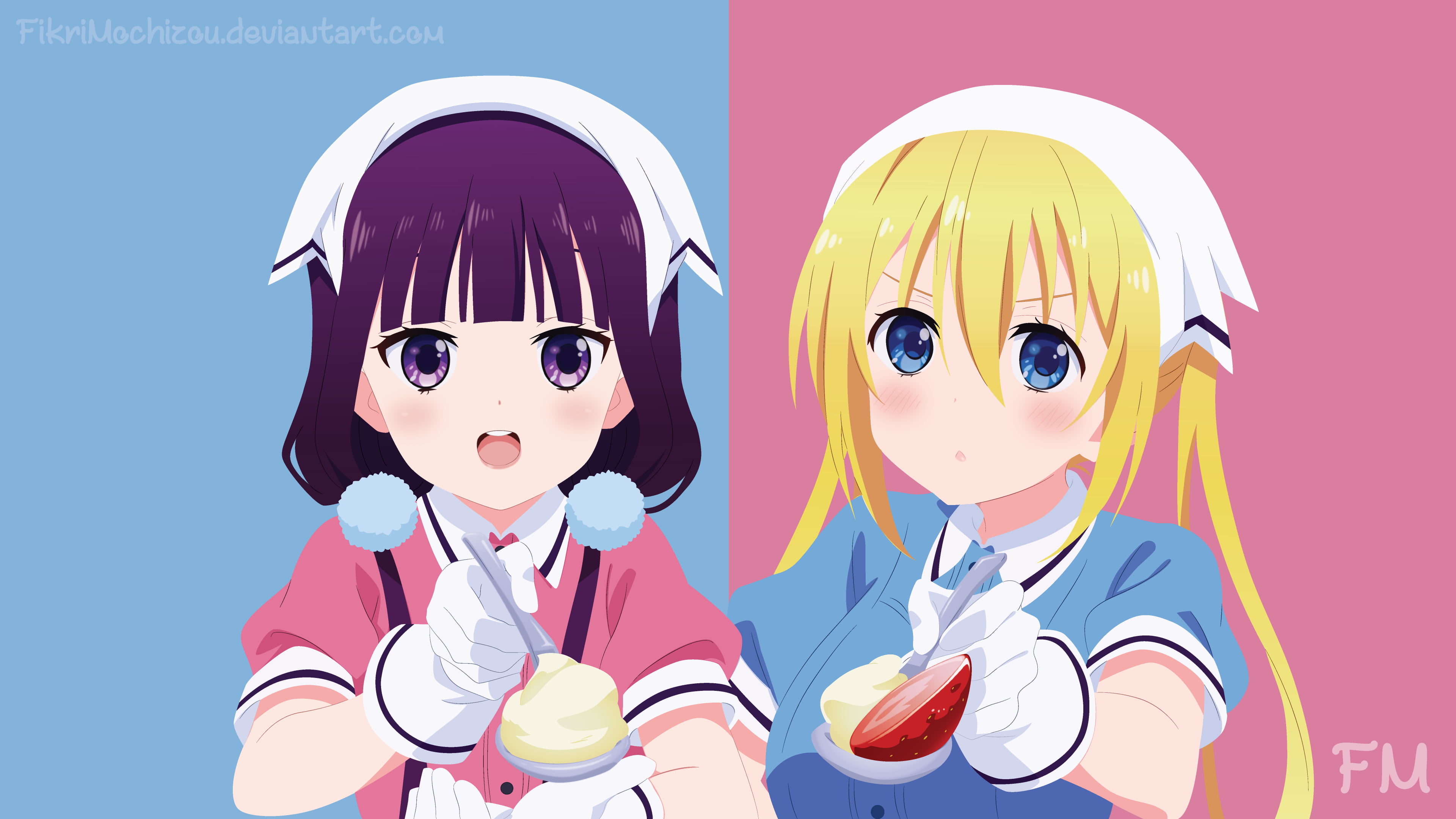 Blend S, Maika Sakuranomiya, Anime, 4K, Kaho Hinata, HD Wallpaper