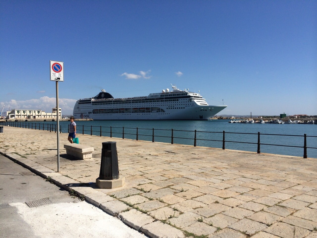 sea, 720P, Cruise Ship, Trapani, Sicily, Italy, HD Wallpaper
