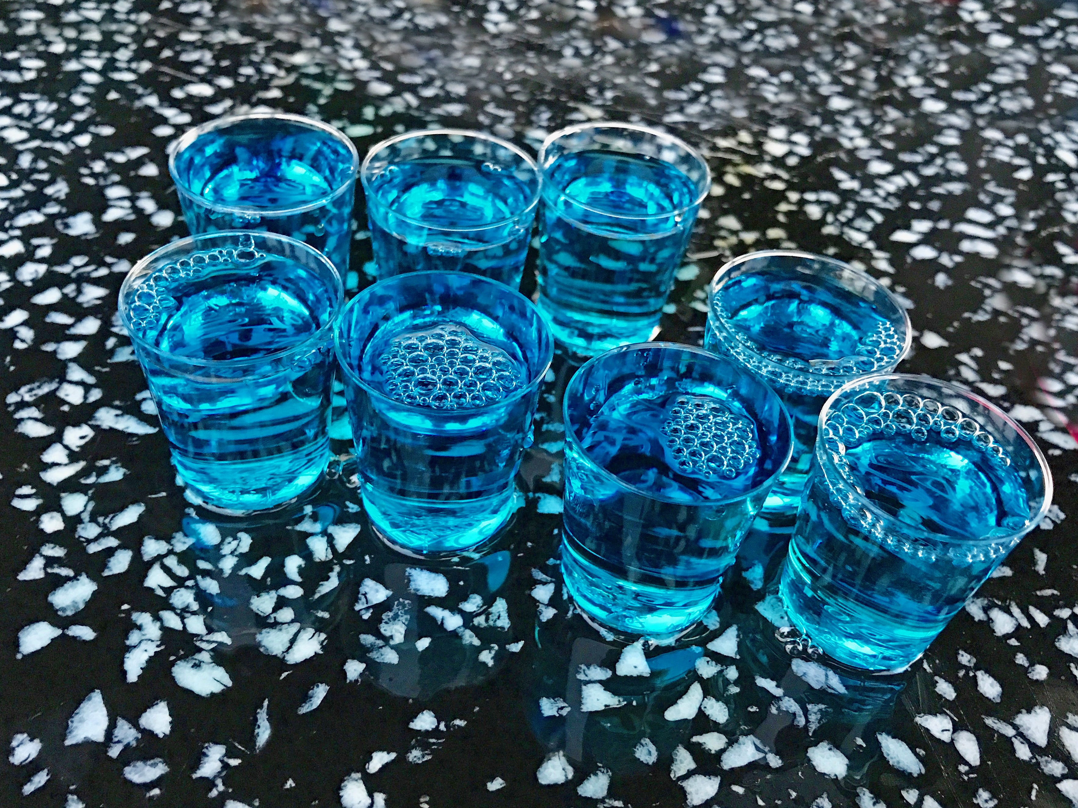 different origin, Alcohol, blue flame, day, transparent, glass, shot, food and drink, filled, Weekend, close-up, water, honey wine, blue, alcoholic, beer, HD Wallpaper