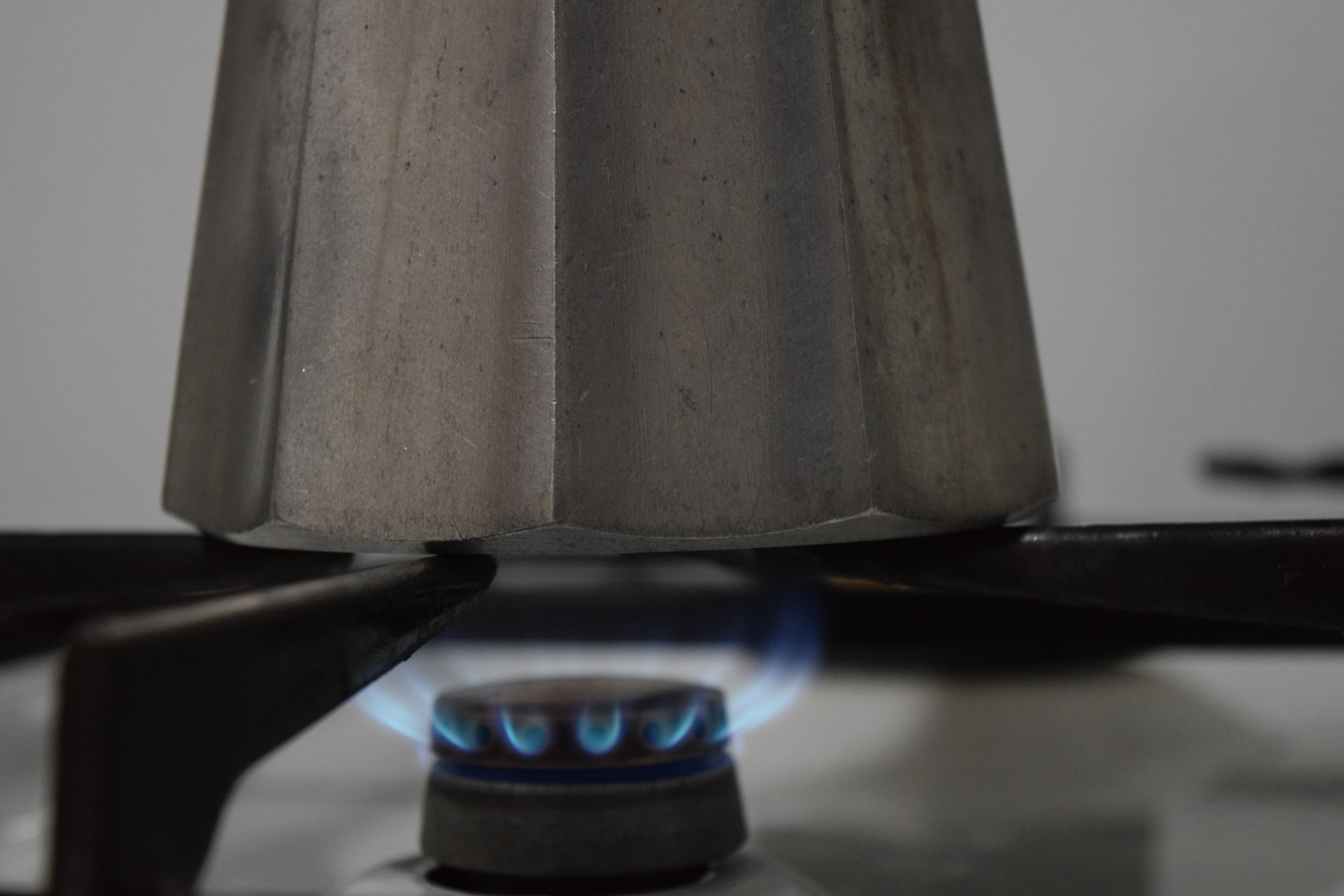 flame, fire - natural phenomenon, fire, household equipment, italian coffee, coffee, no people, natural gas, breakfast, 5K, burner - stove top, close, HD Wallpaper