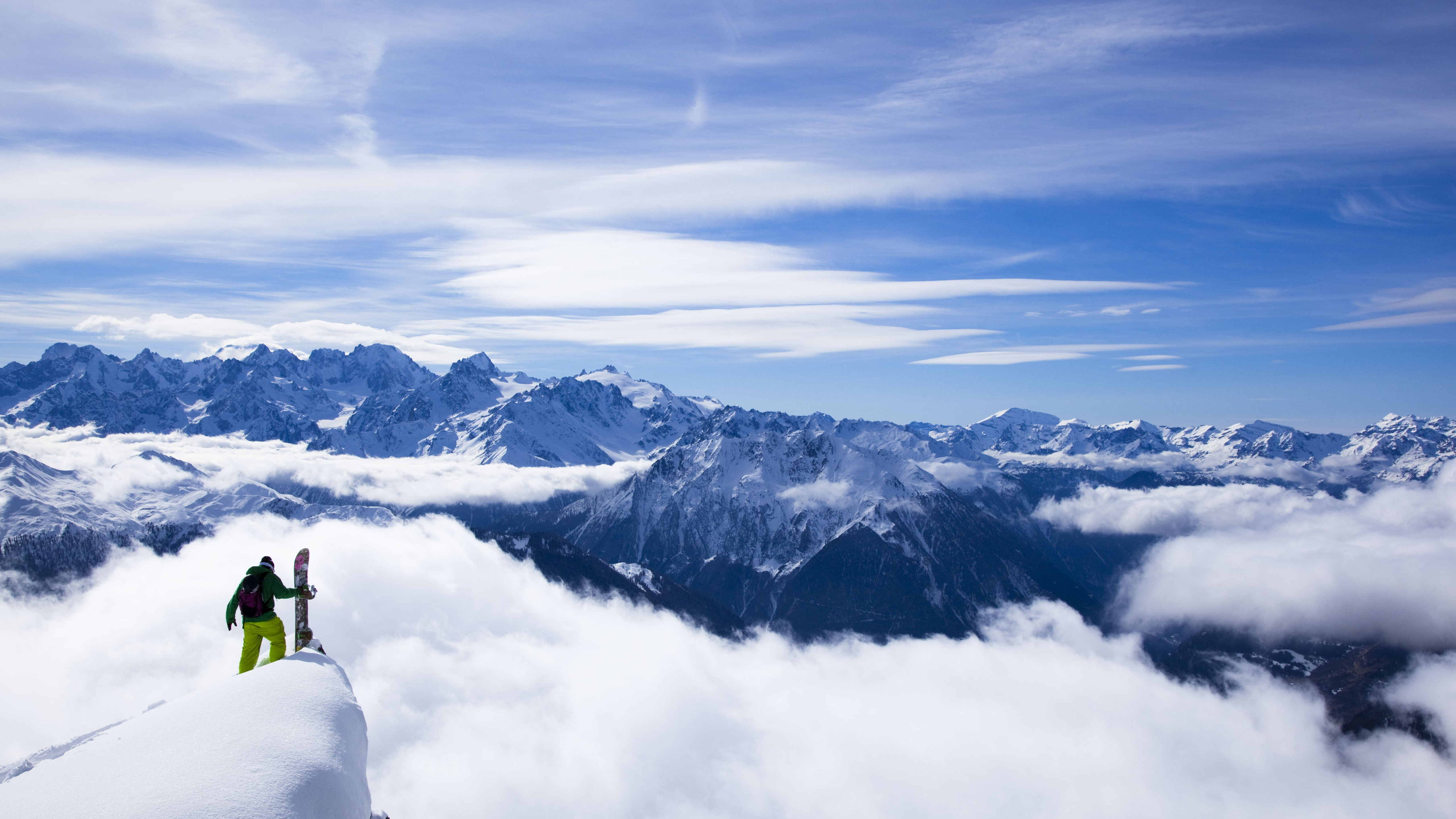 Kangchenjunga, 5K, mountains, travel, Himalayas, snowboarding, 5k, snow, 8k, HD Wallpaper