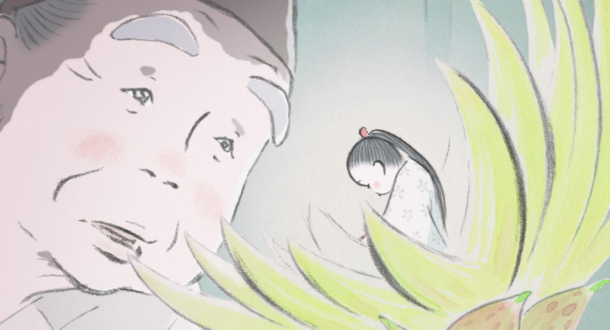 asian, monogatari, tale, drama, cartoon, kaguya, princess, fantasy, animation, 1080P, HD Wallpaper