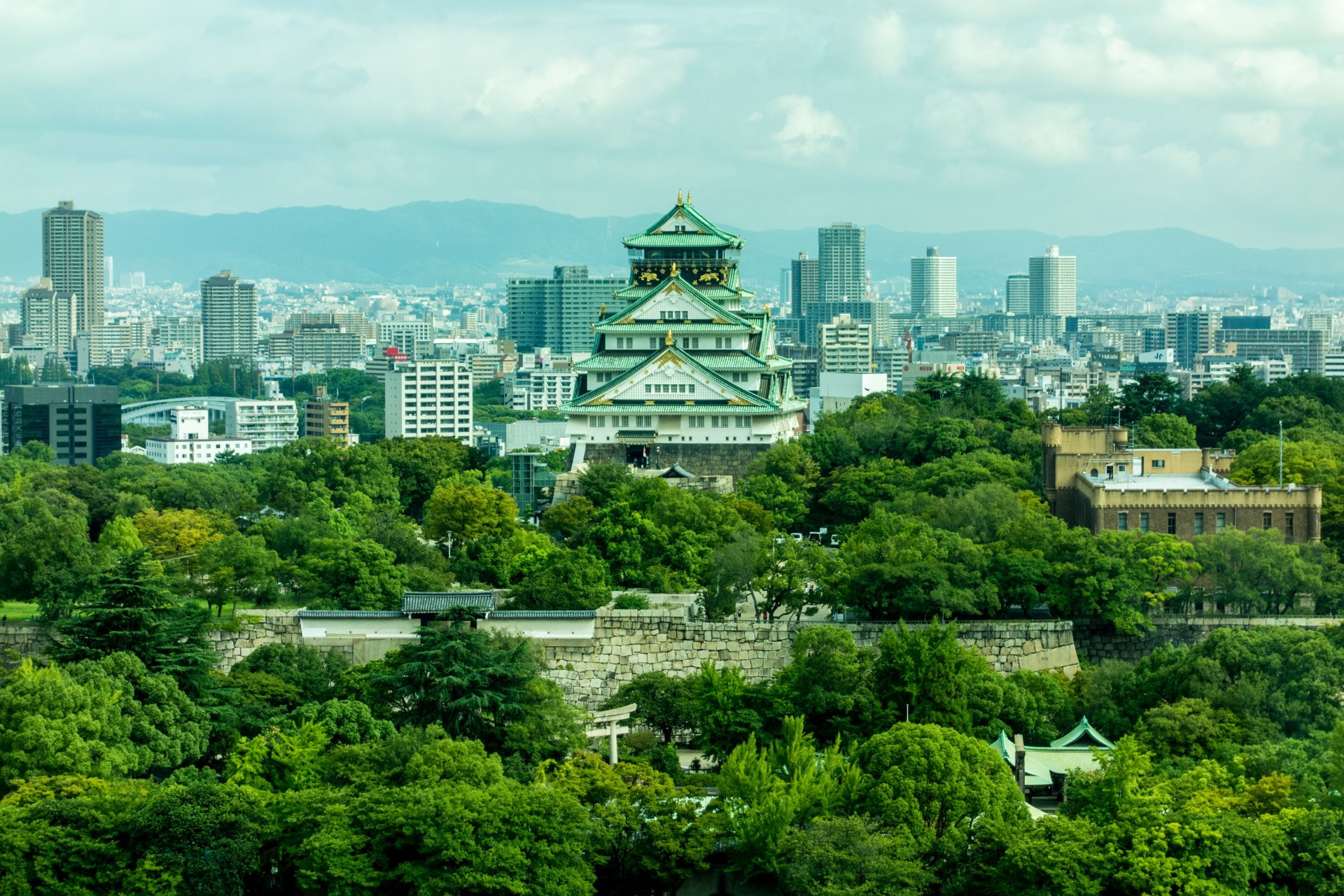 Castles, Japan, Osaka Castle, 1080P, Osaka, HD Wallpaper