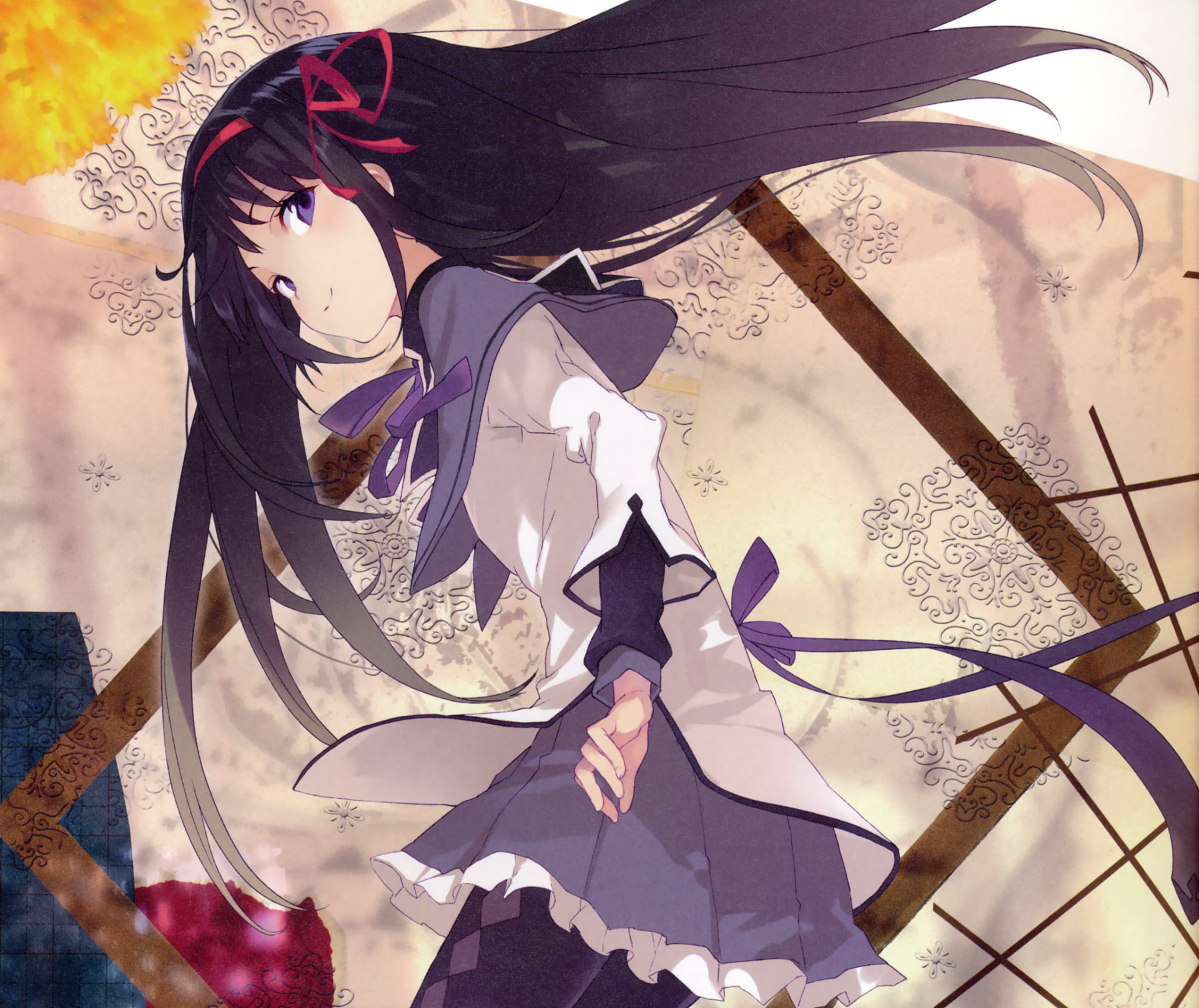 1080P, Puella Magi Madoka Magica, Anime, Homura Akemi, HD Wallpaper
