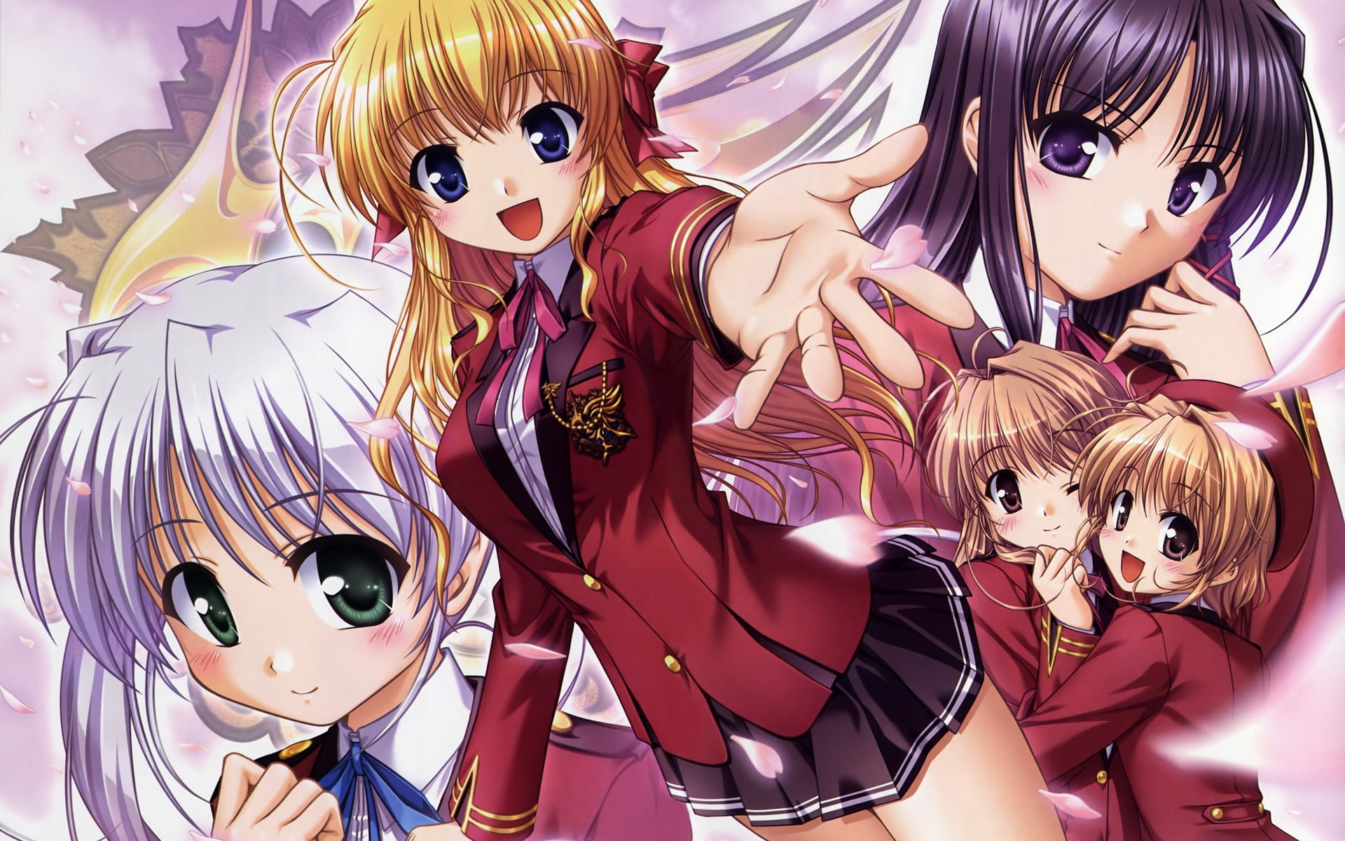 1080P, Anime, Eyes, Cute, Big, Girl, HD Wallpaper