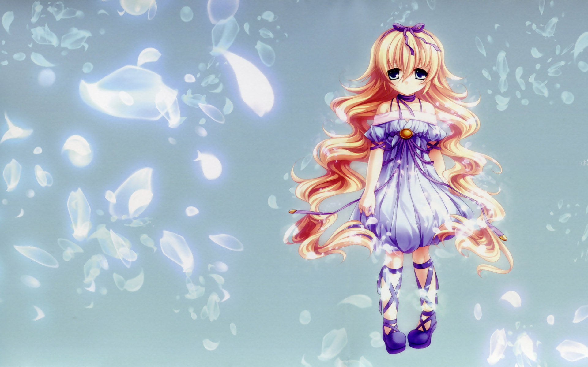 anime, girl, cute, 1080P, little, HD Wallpaper