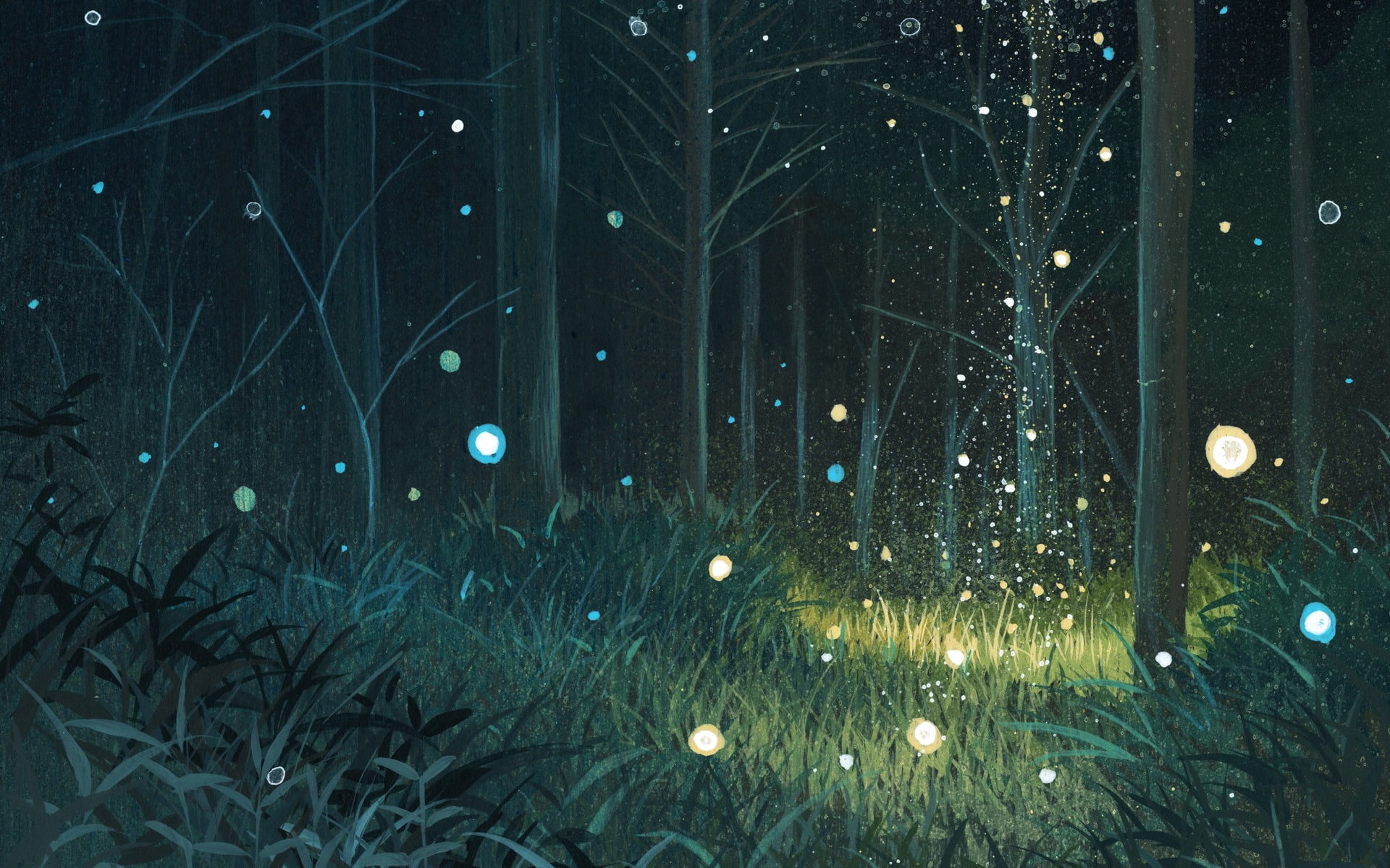 element, space and astronomy, lighting equipment, growth, snow, second, tranquility, branch, snowing, forest, summer, bare tree, land, cartoon, no people, HD Wallpaper